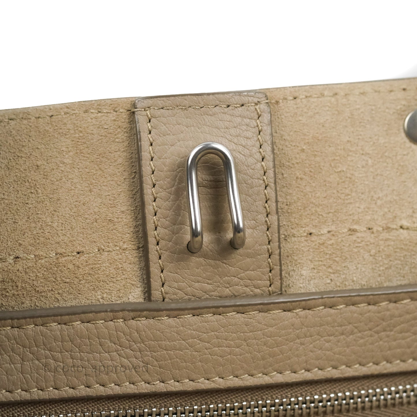 Celine Small Big Bag Light Taupe Supple Grained Leather Silver Hardware