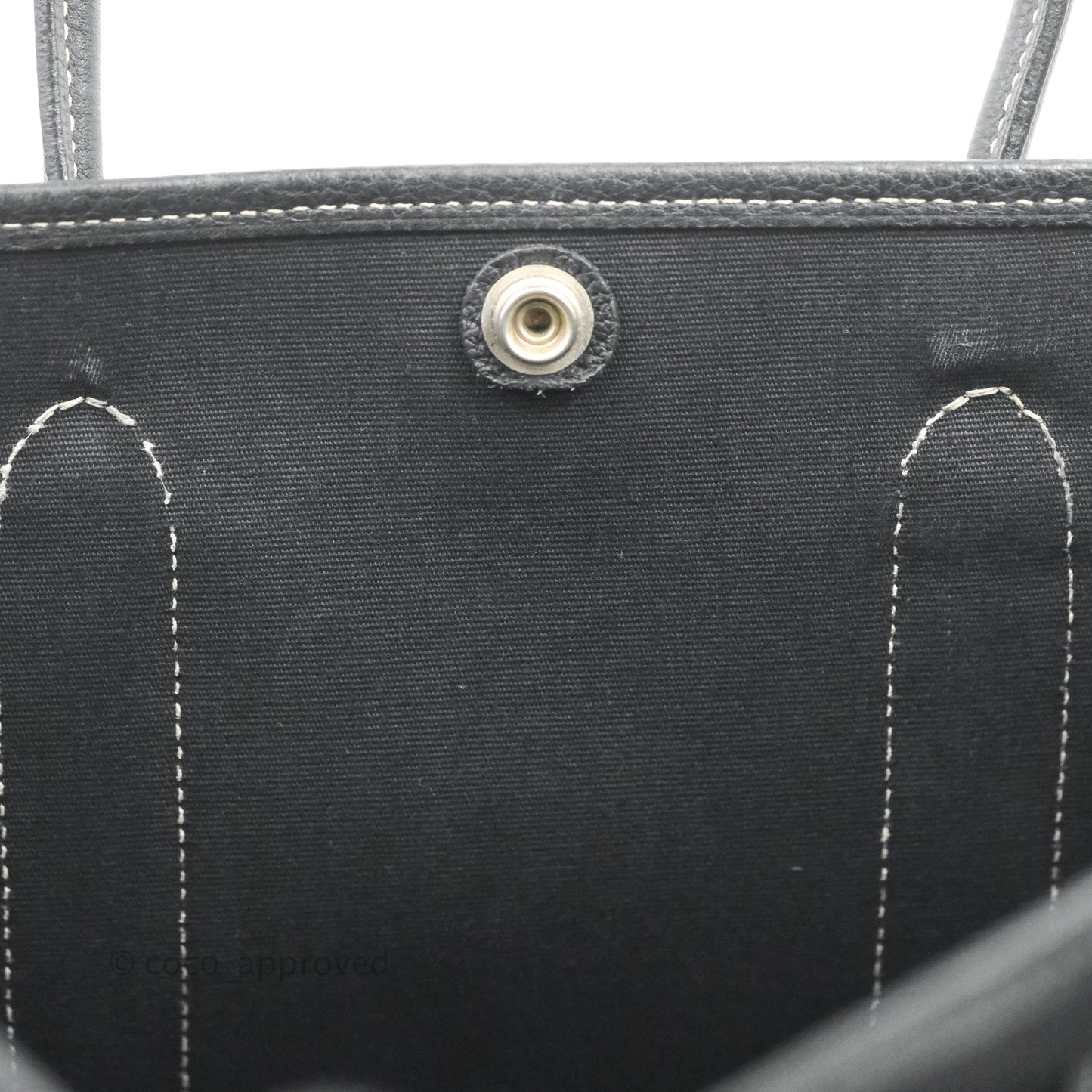 Hermès Garden Party 30 Canvas Black