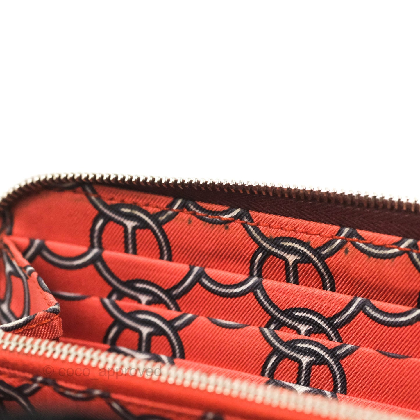 Hermès Silk'In Classique Long Wallet Rouge H Epsom