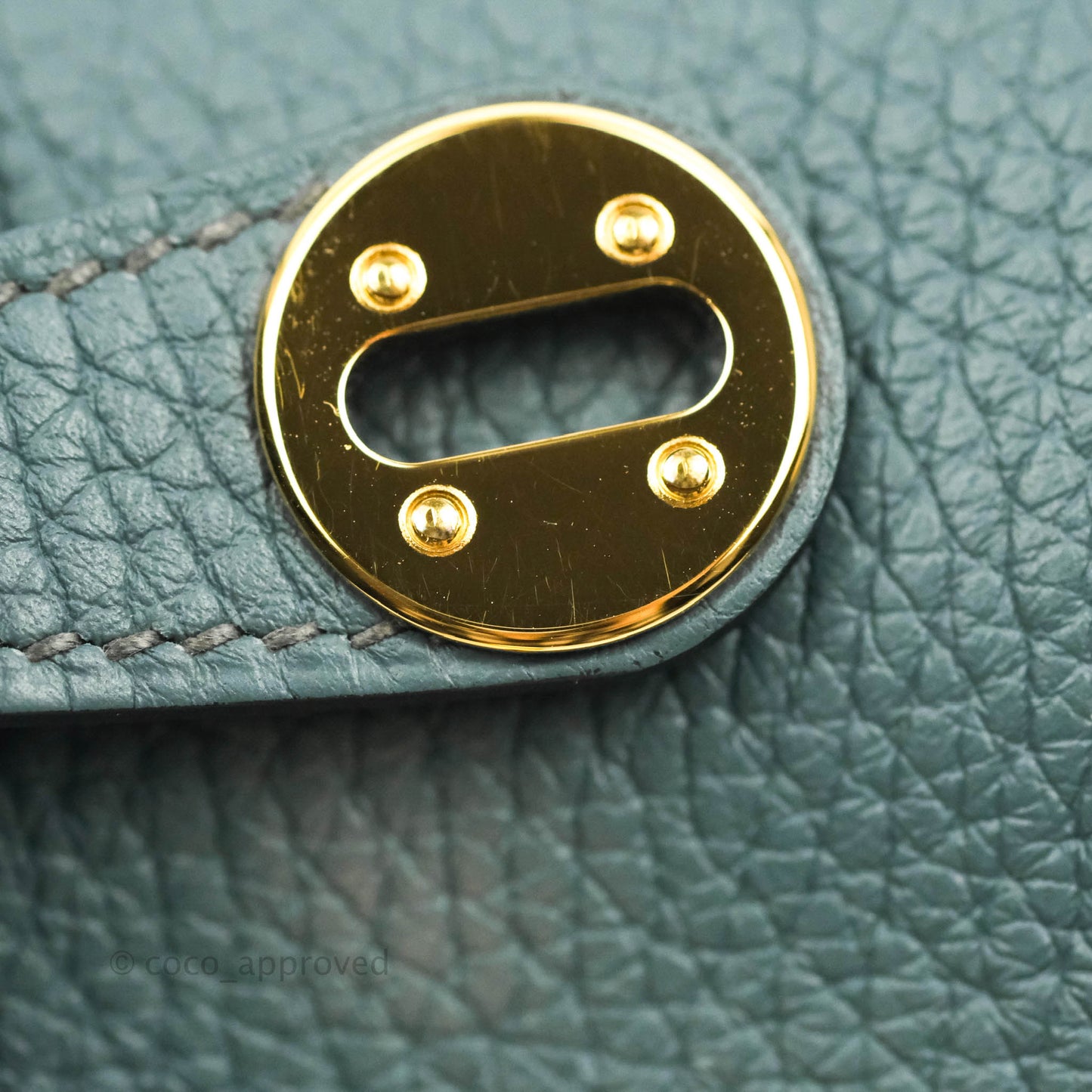 Hermès Mini Lindy 20 Bleu Orage Clemence Gold Hardware