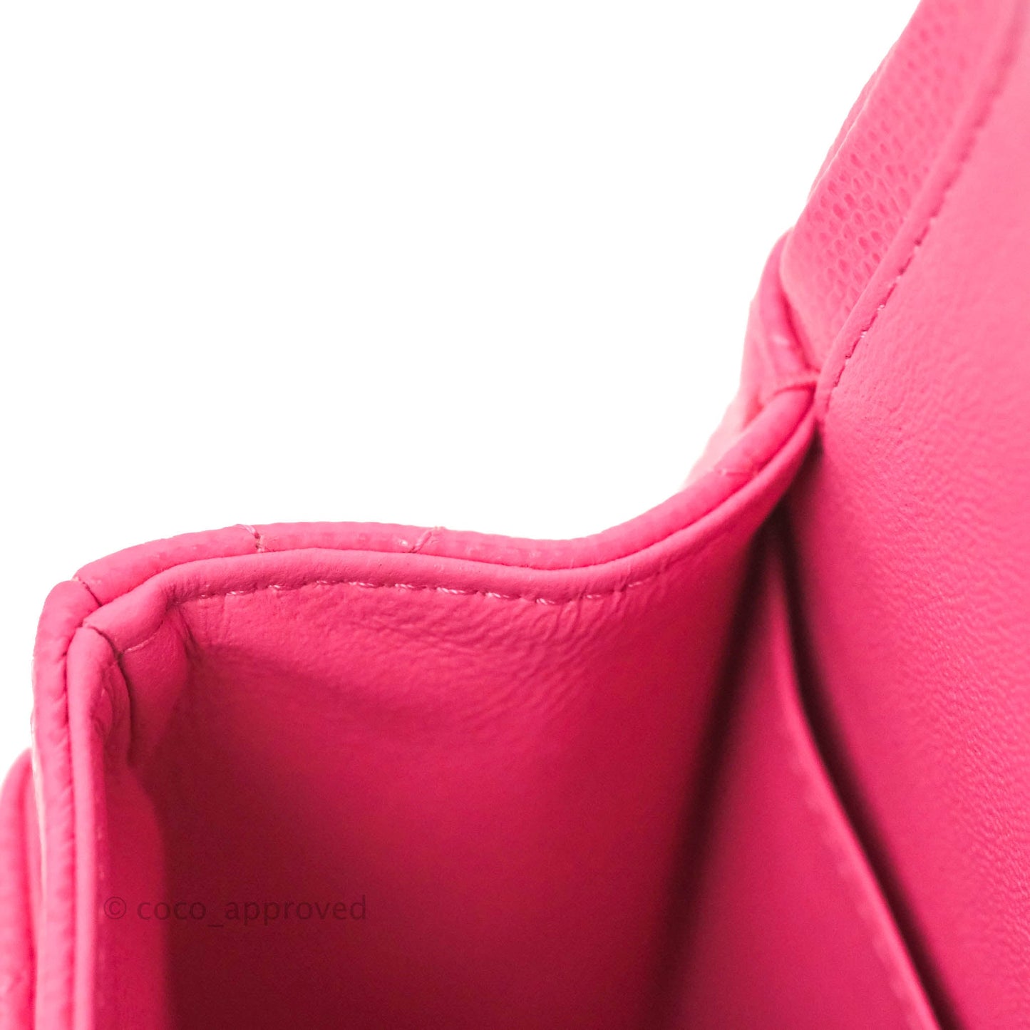 Chanel Small Classic Quilted Flap Pink Caviar Gold Hardware