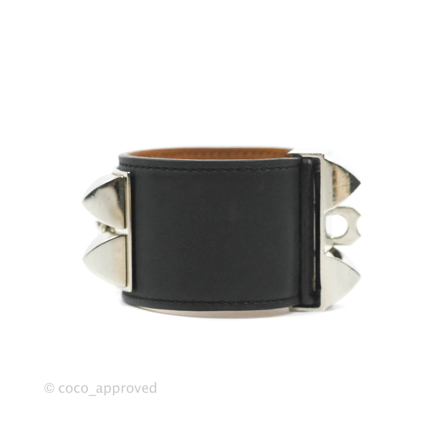 Hermes Collier De Chien 24 bracelet Noir