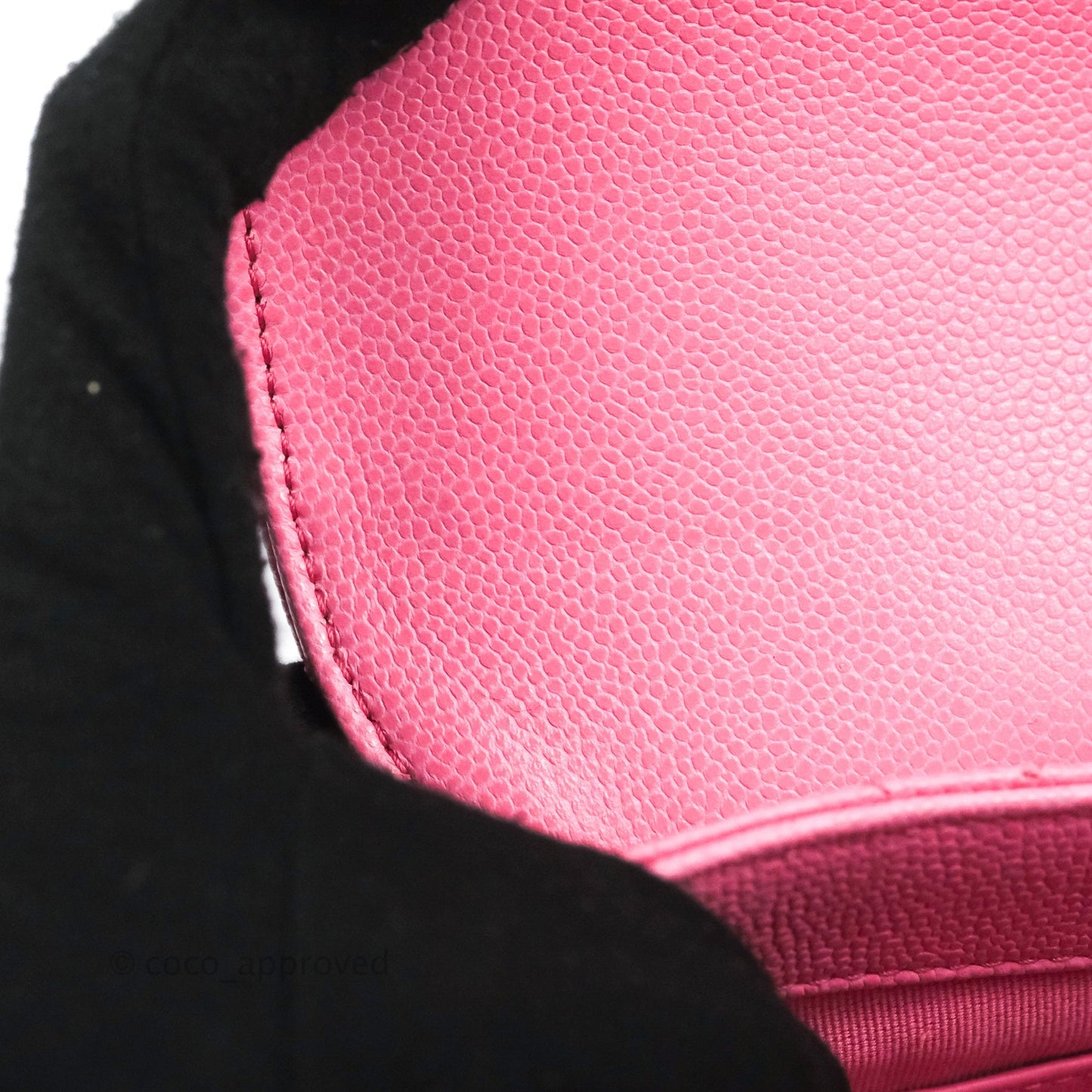 Chanel Mini Messenger Pink Caviar Bag 23P