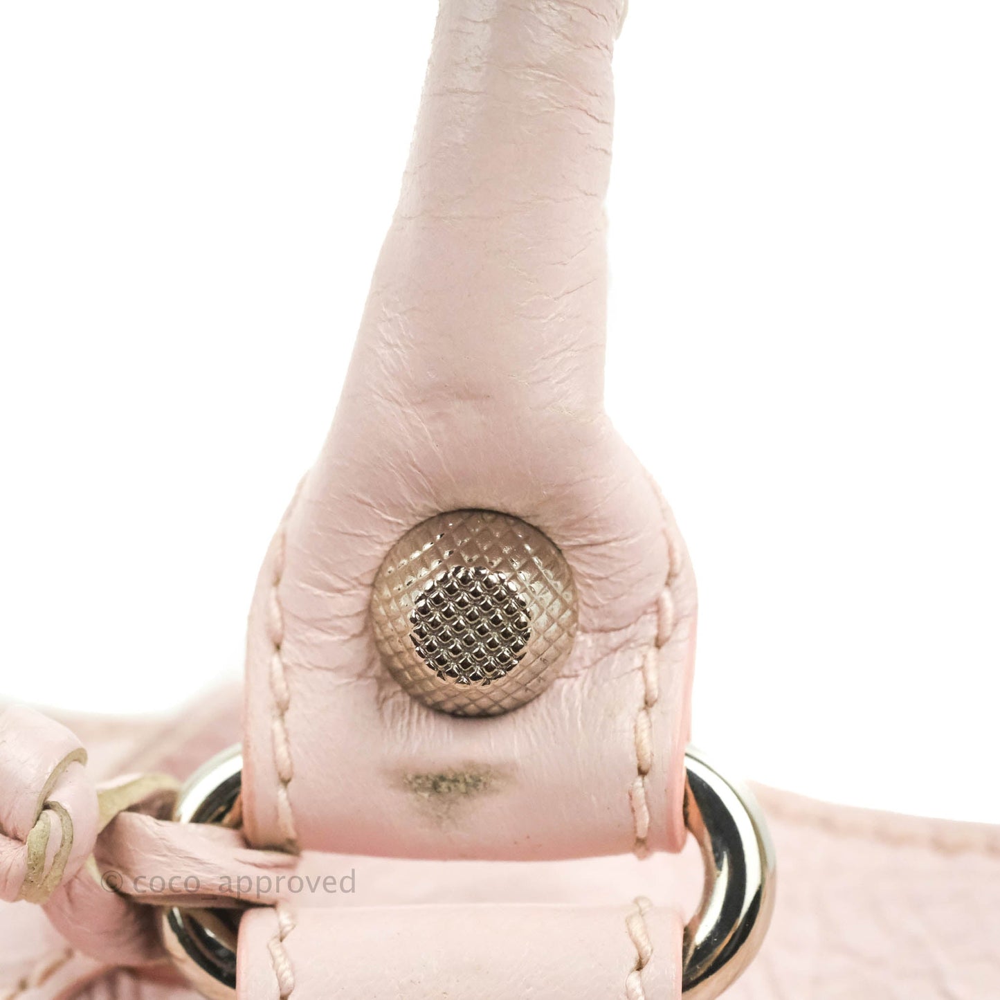 Balenciaga Velo Bag Pale Pink Silver Hardware
