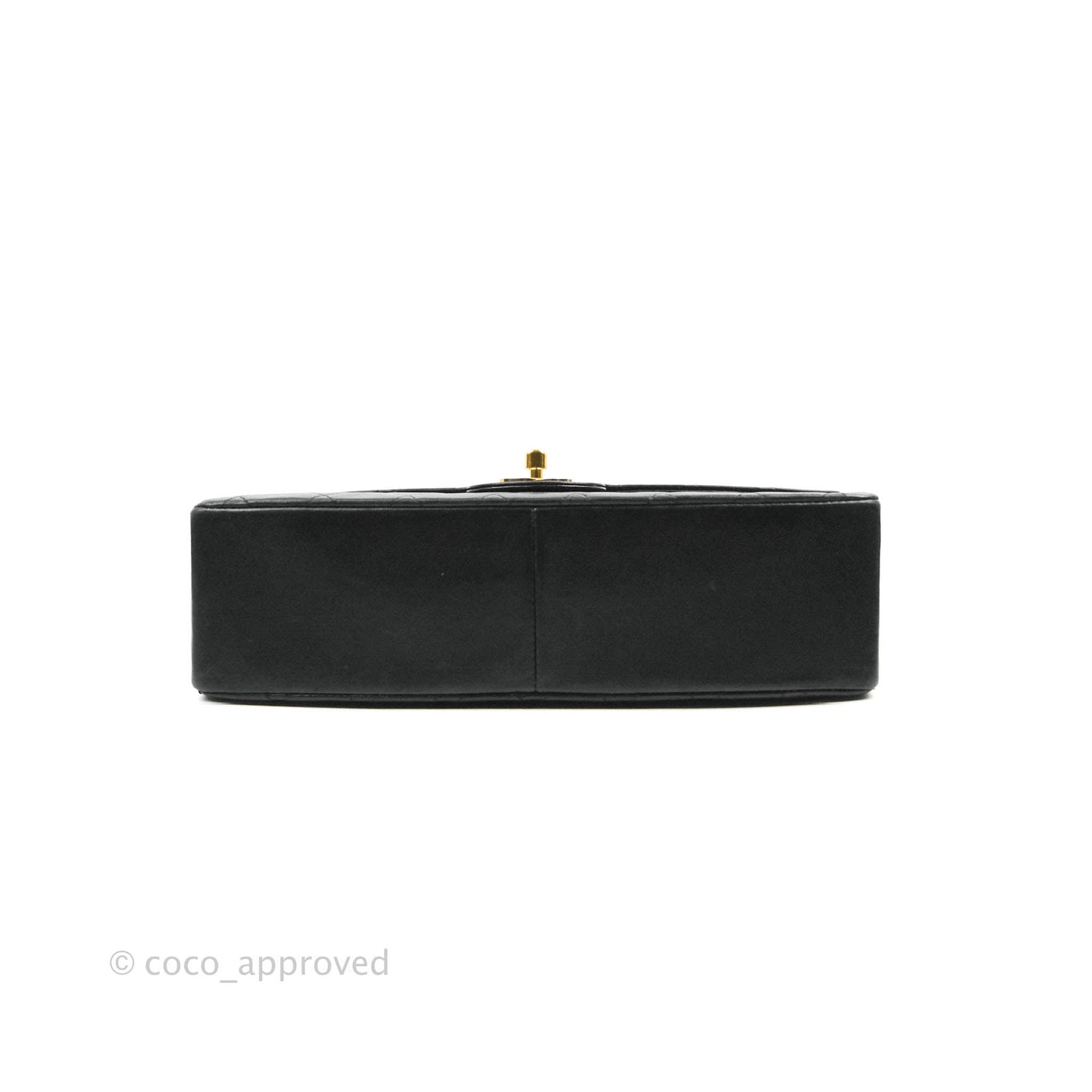 Chanel Classic Double Flap Vintage Black Lambskin 24K Gold Hardware