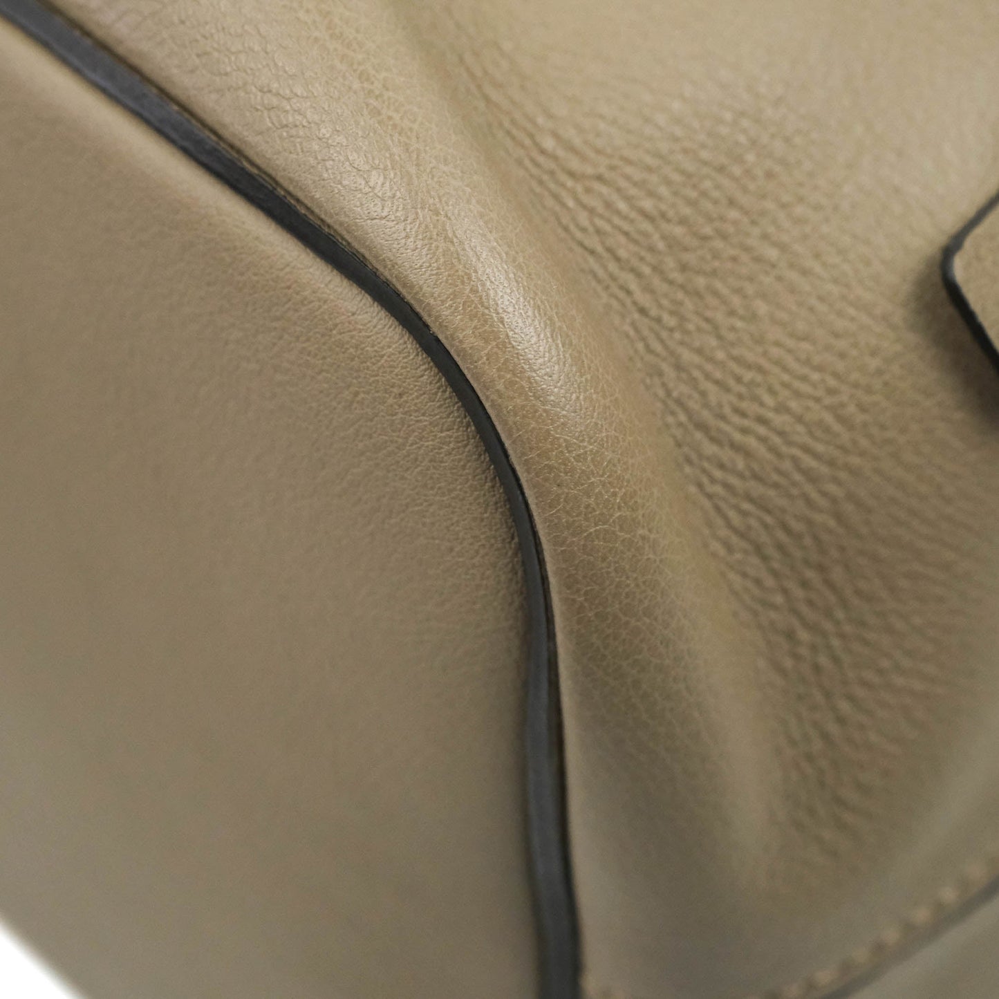 Chloe Small Faye Backpack Suede Calfskin Motty Grey Gold Hardware