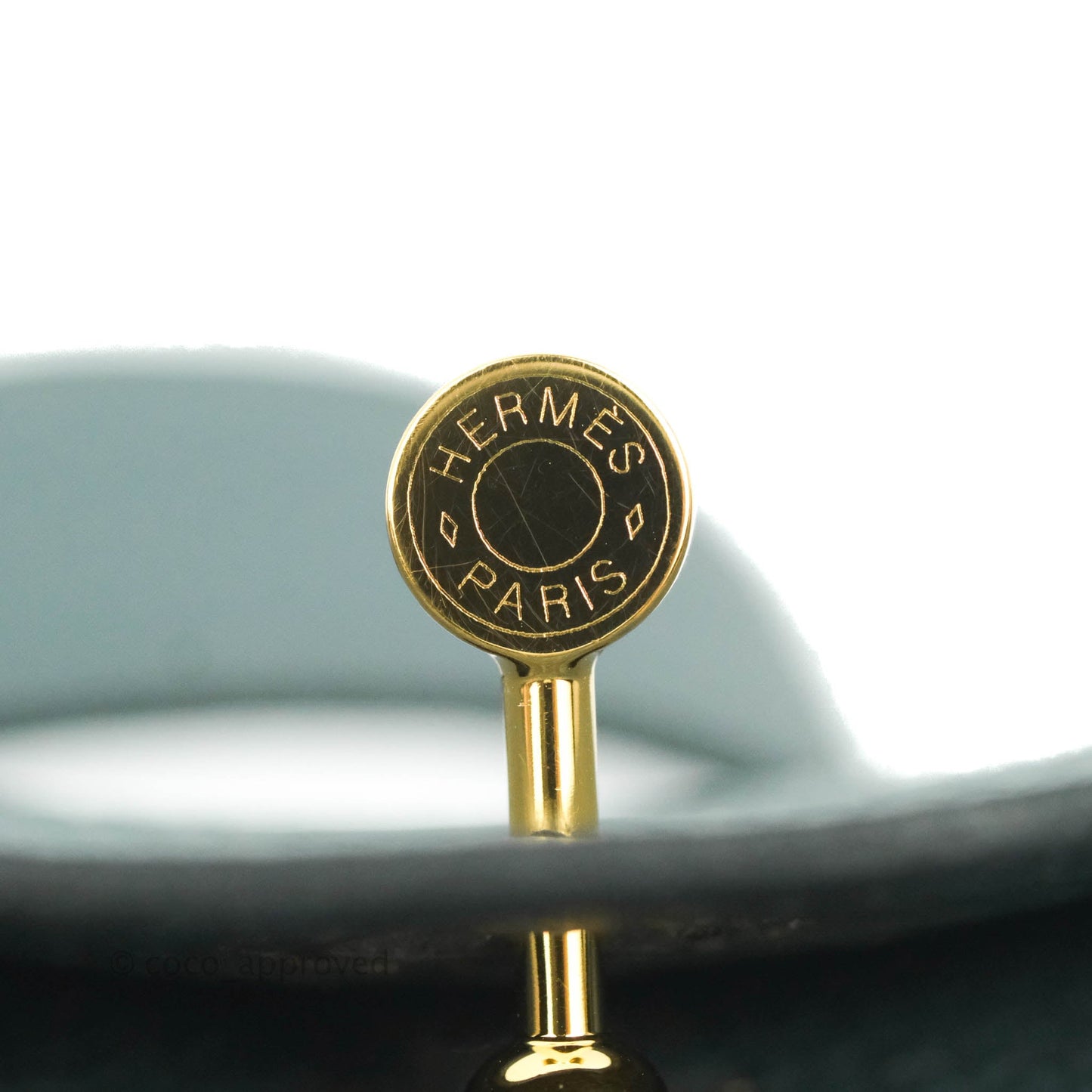 Hermès Mini Lindy 20 Bleu Orage Clemence Gold Hardware