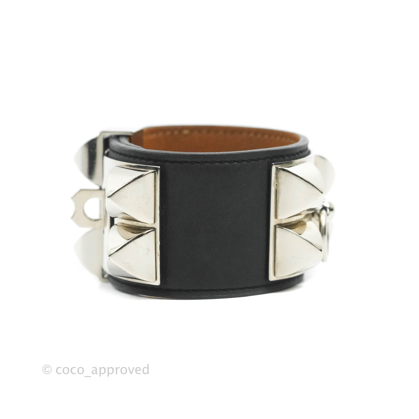 Hermes Collier De Chien 24 bracelet Noir