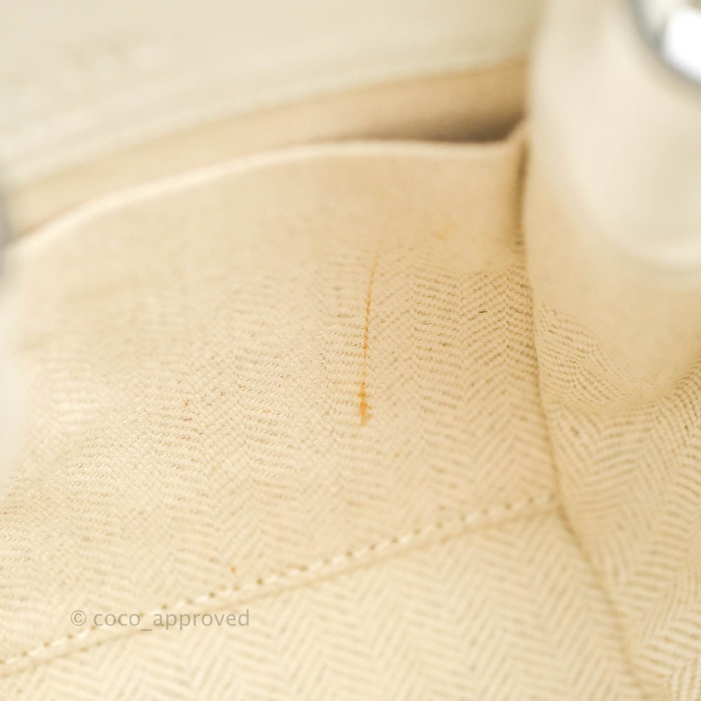 Loewe Mini Hammock Drawstring White Calfskin