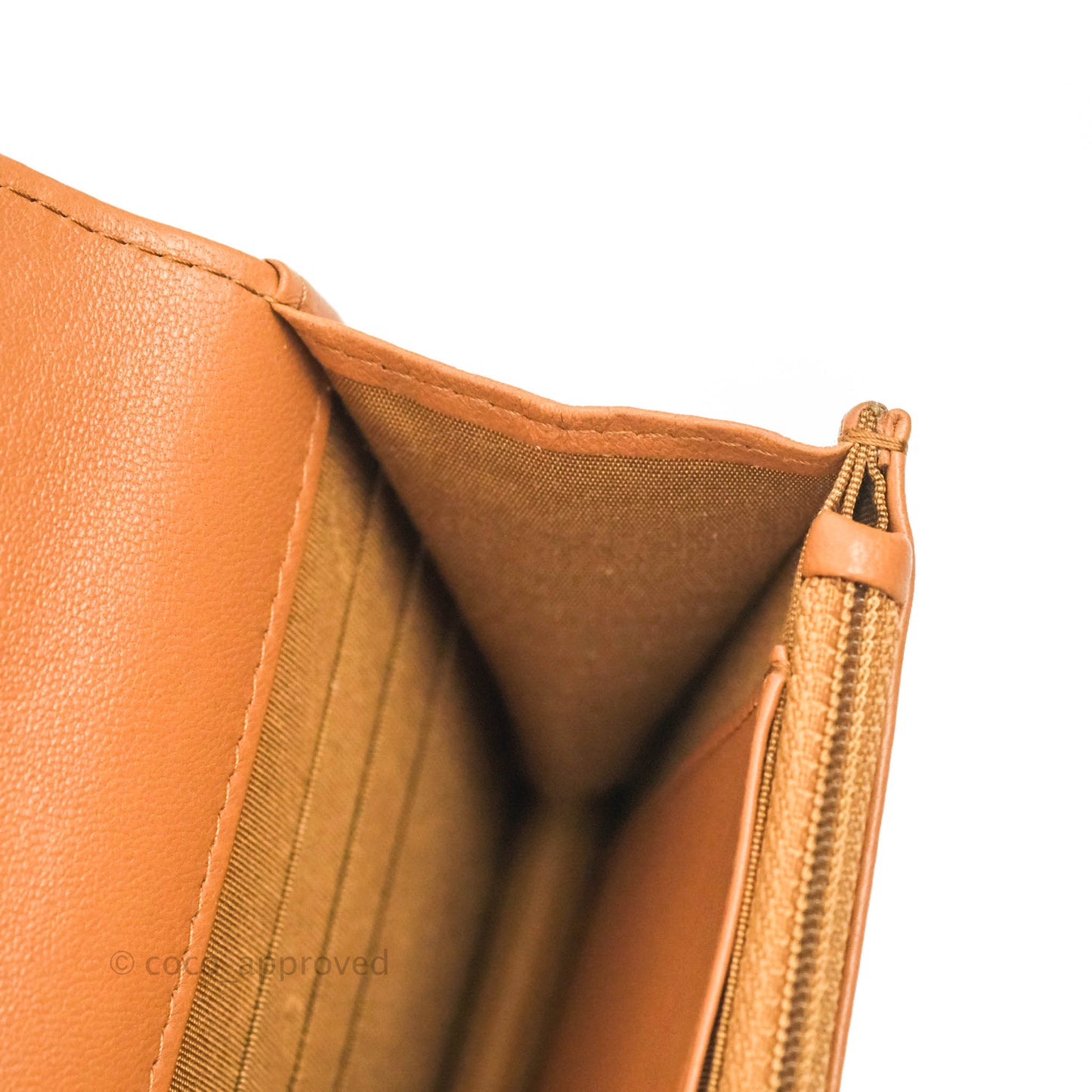 Chanel 19 Wallet on Chain WOC Dark Beige Caramel Lambskin Mixed Hardware