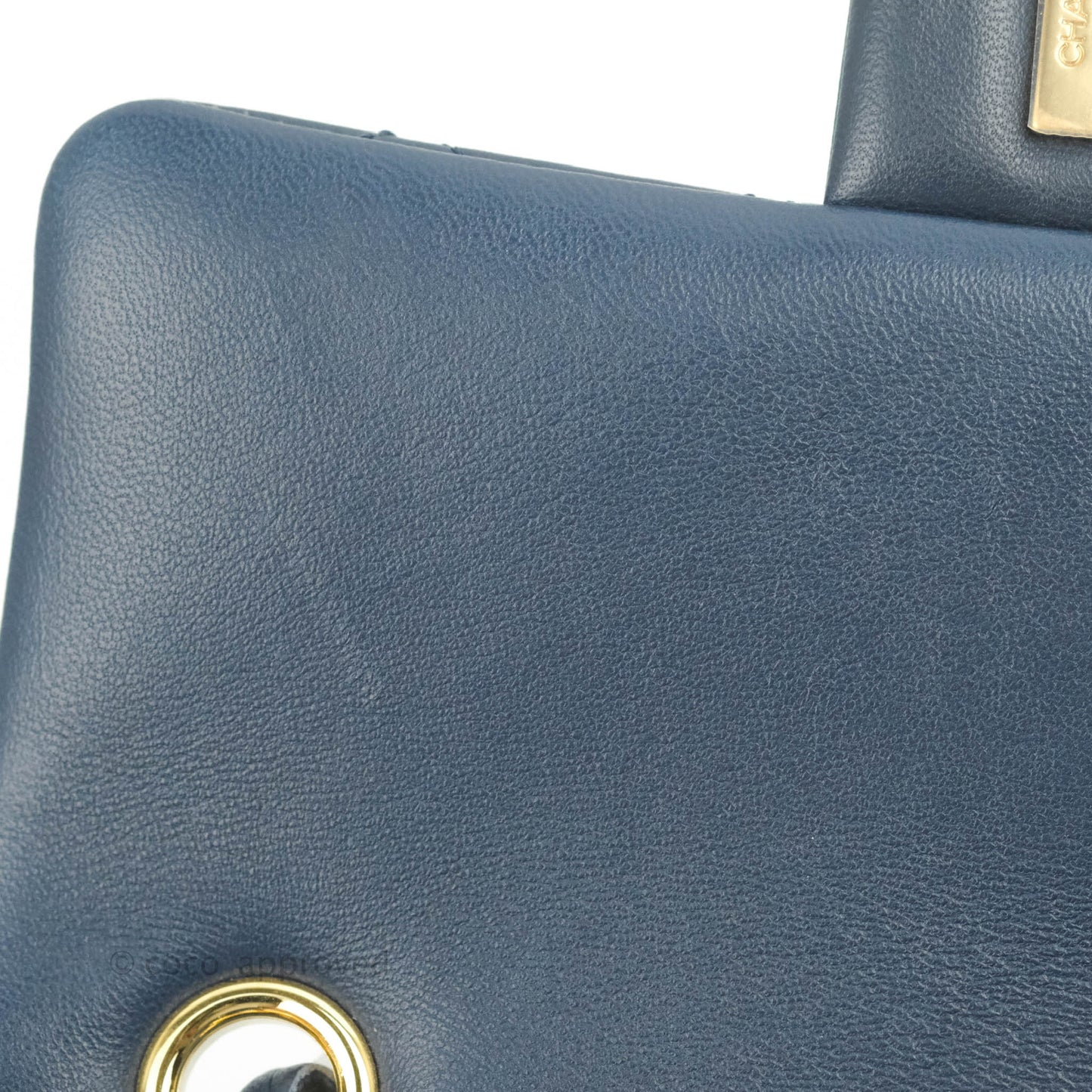 Chanel Small Quilted Urban Spirit Backpack Navy Gold Hardware