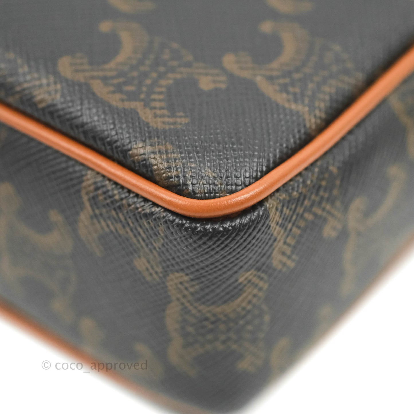 Celine Small Patapans in Triomphe Canvas Tan