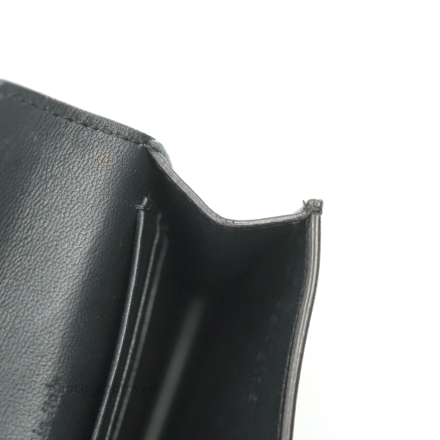 Celine Pocket Card Holder Green/Navy/Black