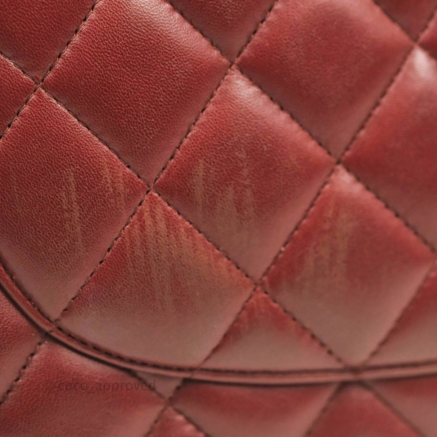 Chanel Jumbo Double Flap Burgundy Lambskin Gold Hardware
