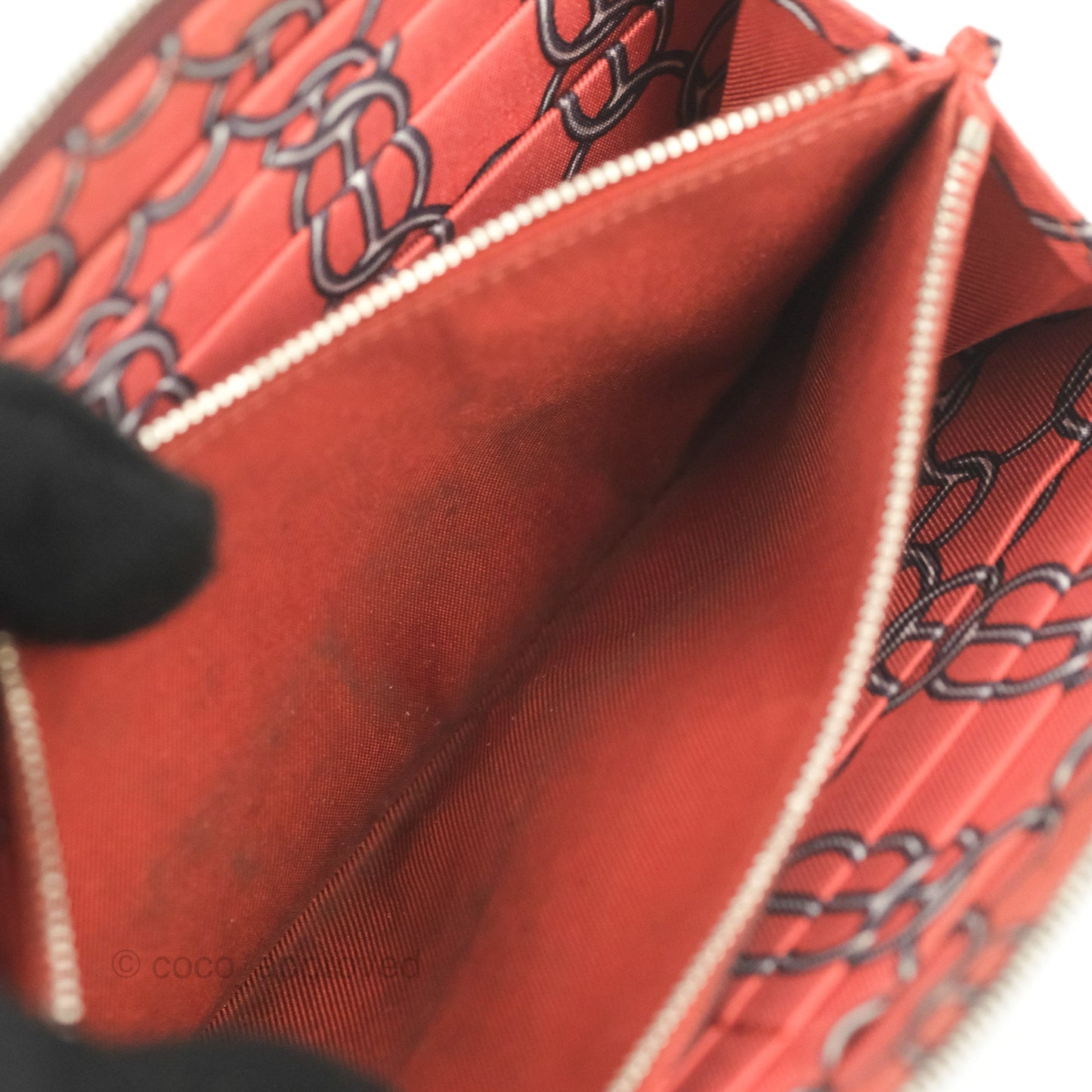 Hermès Silk'In Classique Long Wallet Rouge H Epsom