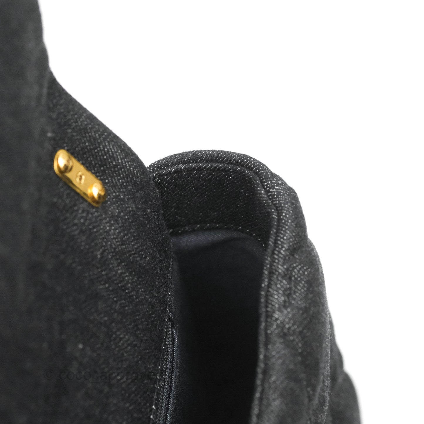 Chanel Medium Funky Town Flap Denim Aged Gold Hardware 22S