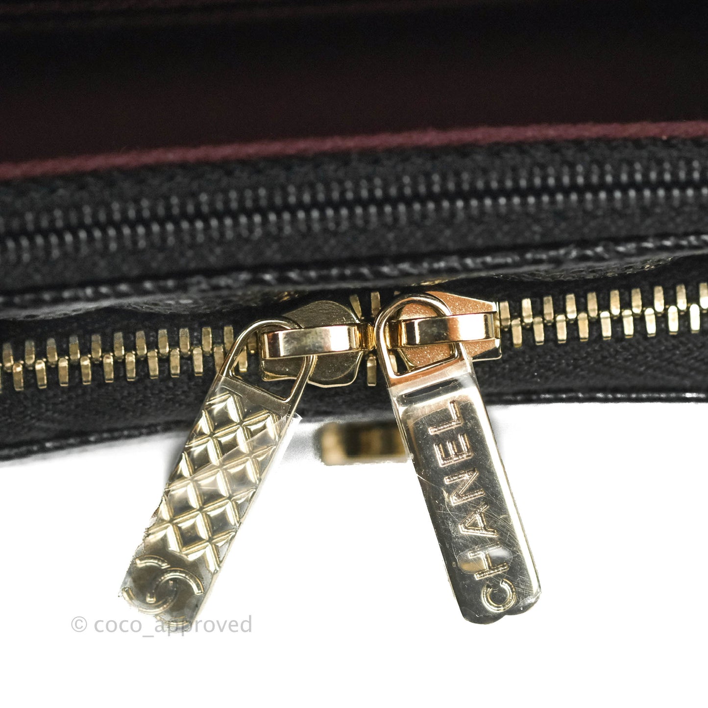 Chanel Business Affinity Clutch With Chain Black Caviar Gold Hardware