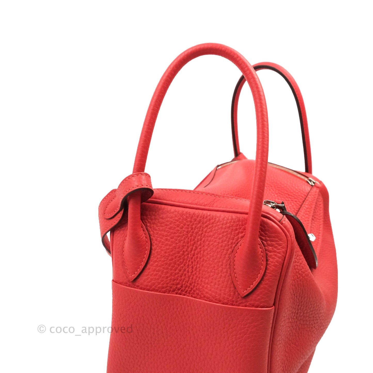 Hermès Lindy 26 Rose Jaipur Clemence Palladium Hardware