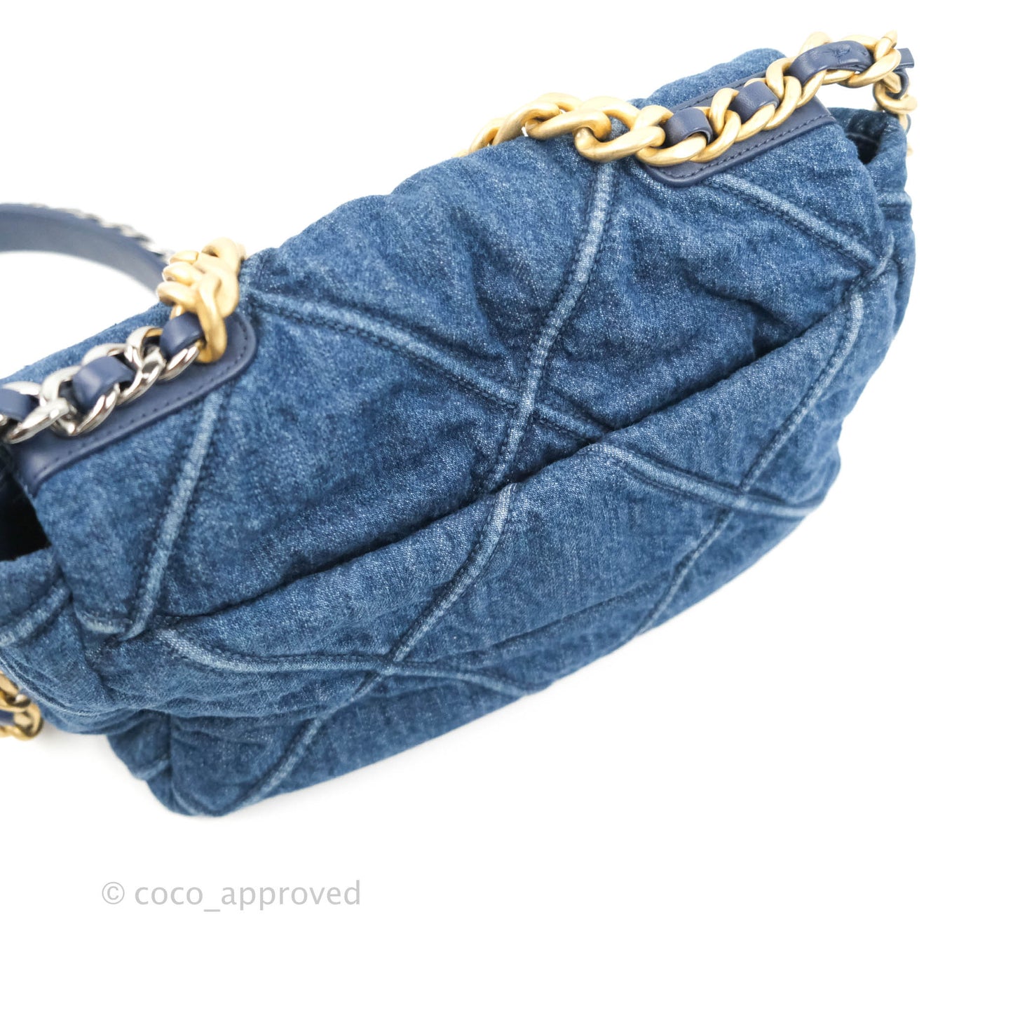 Chanel 19 Small Denim Mixed Hardware
