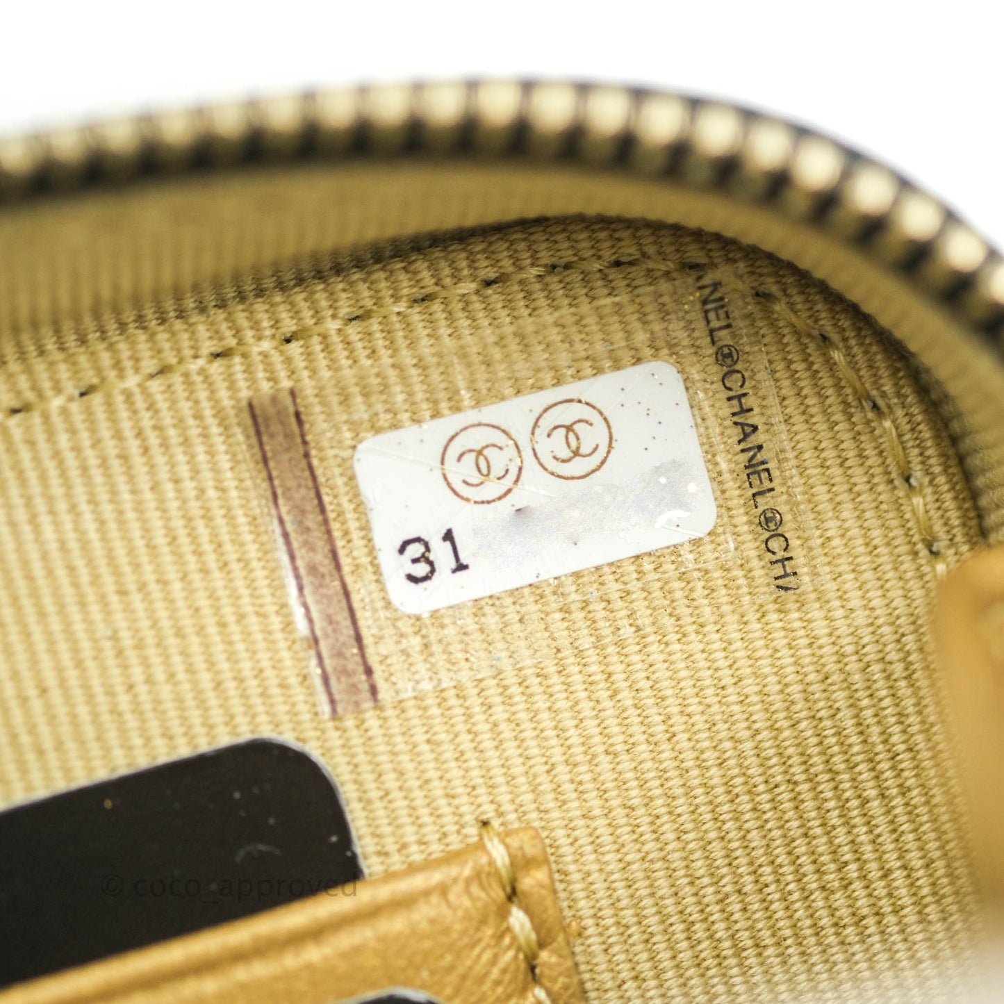 Chanel Mini Pearl Crush Quilted Camera Case Black Lambskin Aged Gold Hardware