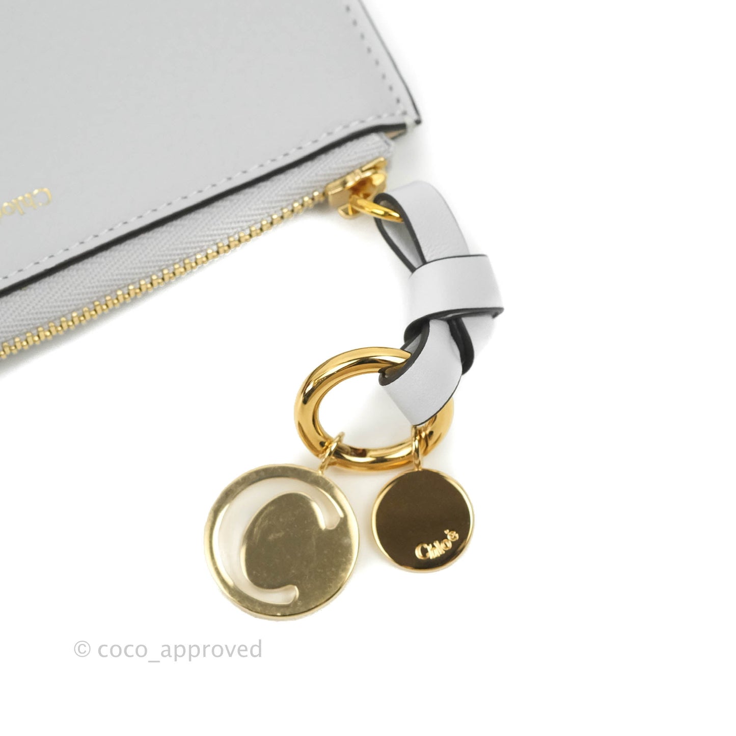 Chloe Alphabet Coin Purse Divine Grey