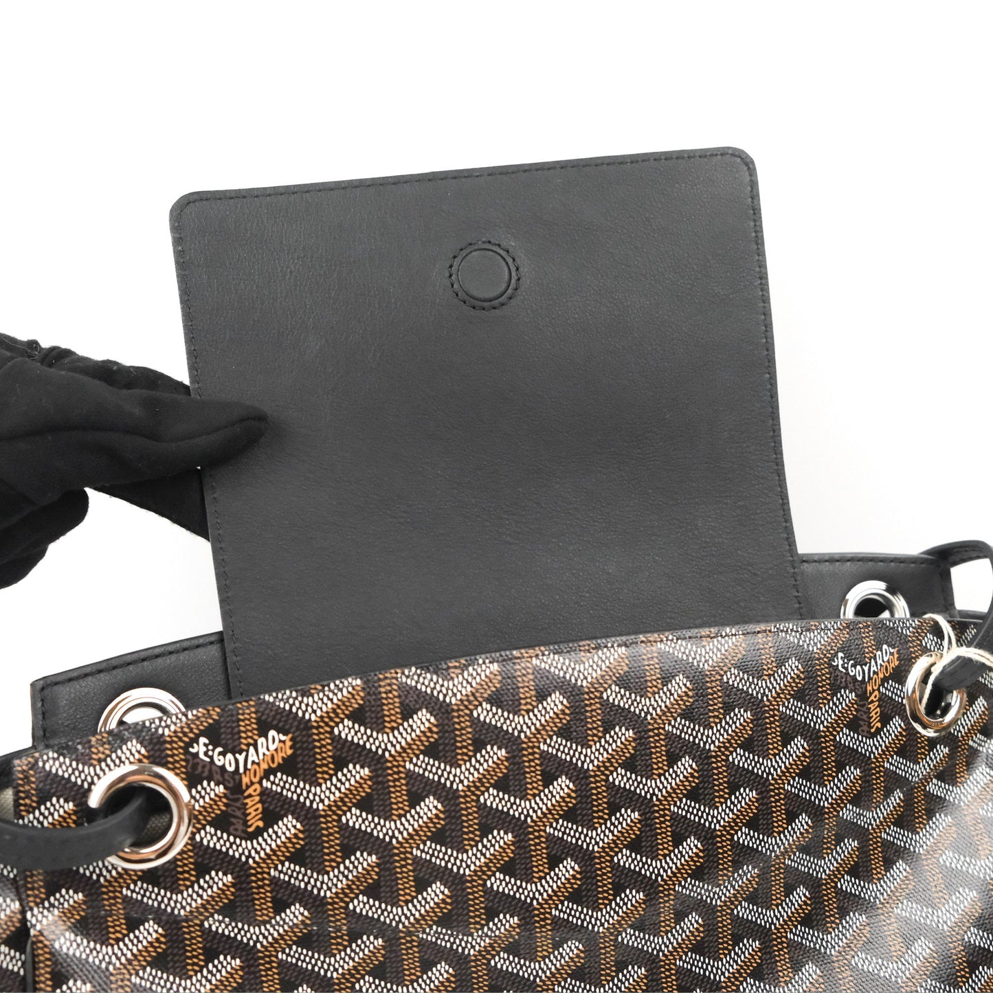 Goyard Goyardine Rouette PM Black