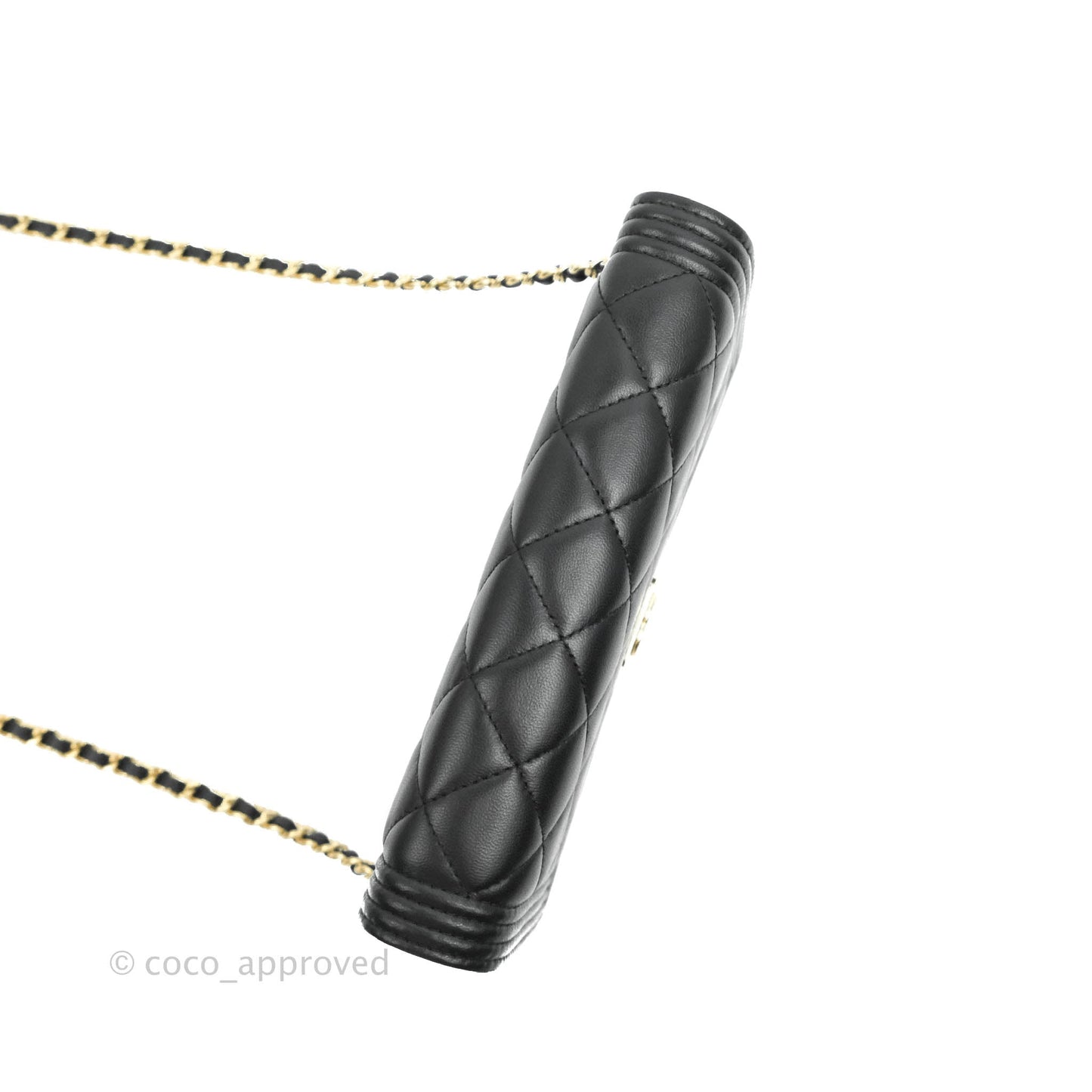 Chanel Boy Wallet on Chain WOC Black Lambskin Gold Hardware