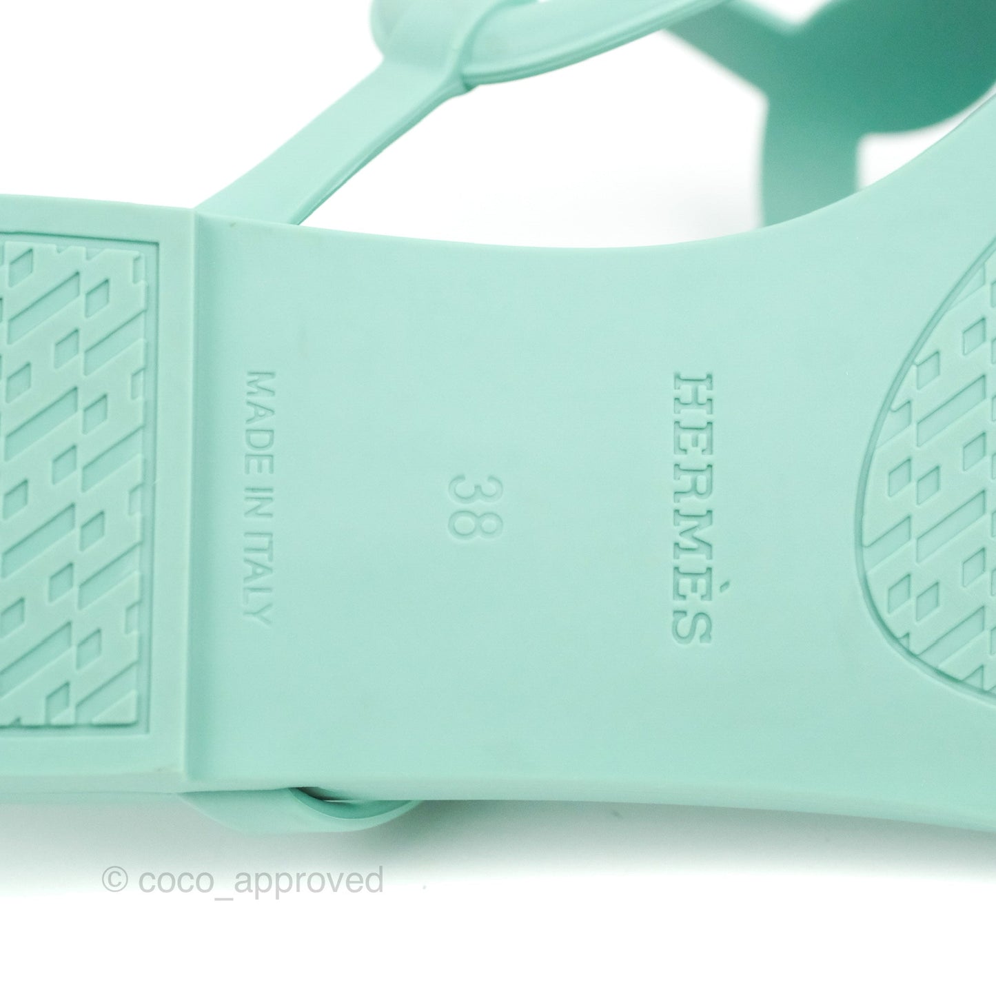 Hermes Egerie Sandal Mint Green Size 38