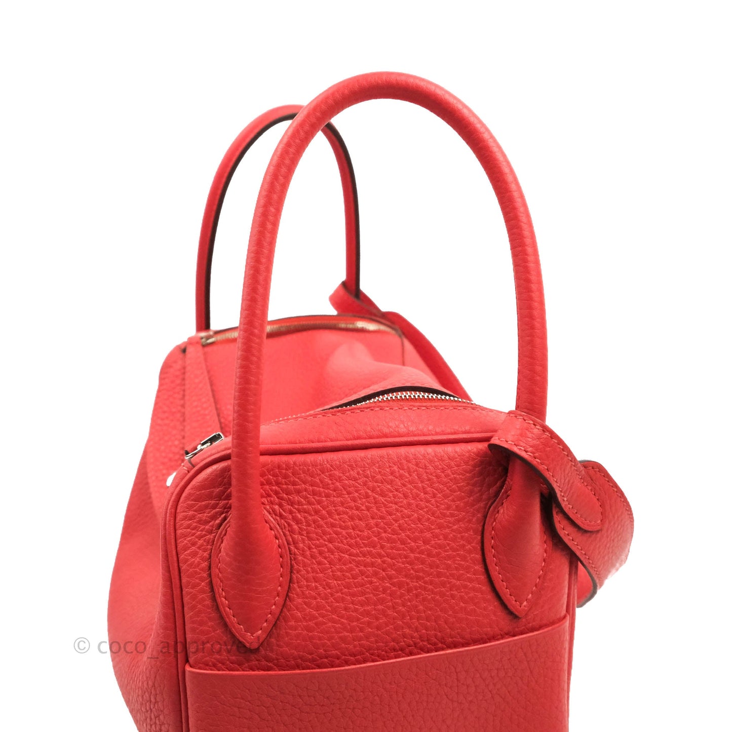 Hermès Lindy 26 Rose Jaipur Clemence Palladium Hardware
