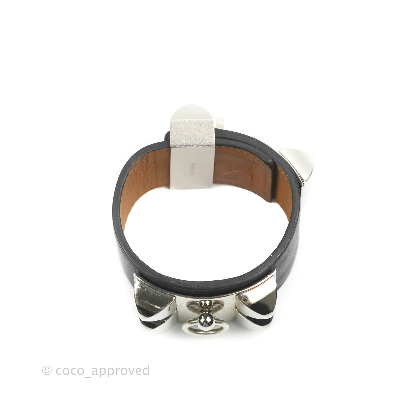Hermes Collier De Chien 24 bracelet Noir