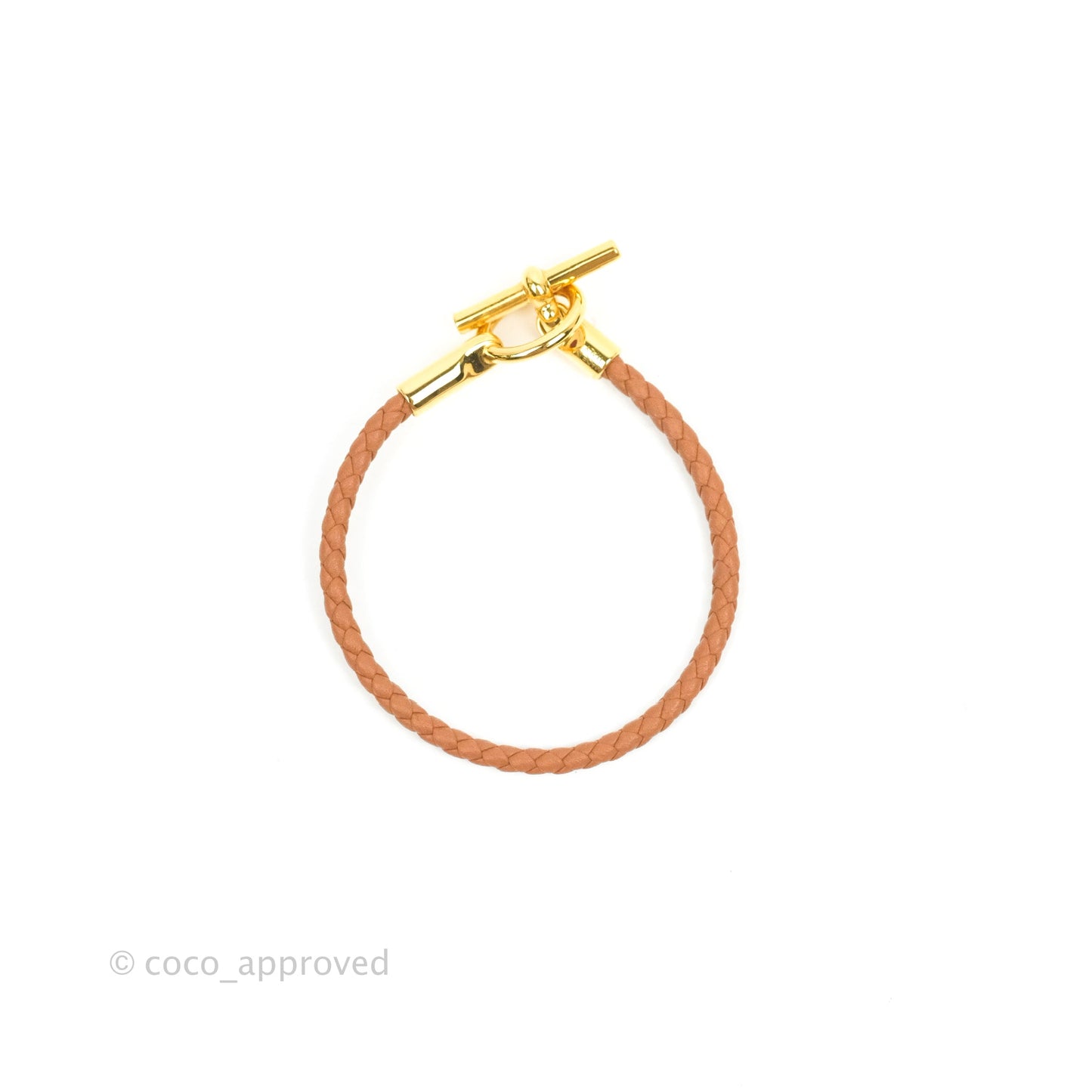 Hermes Glenan Bracelet Gold Swift