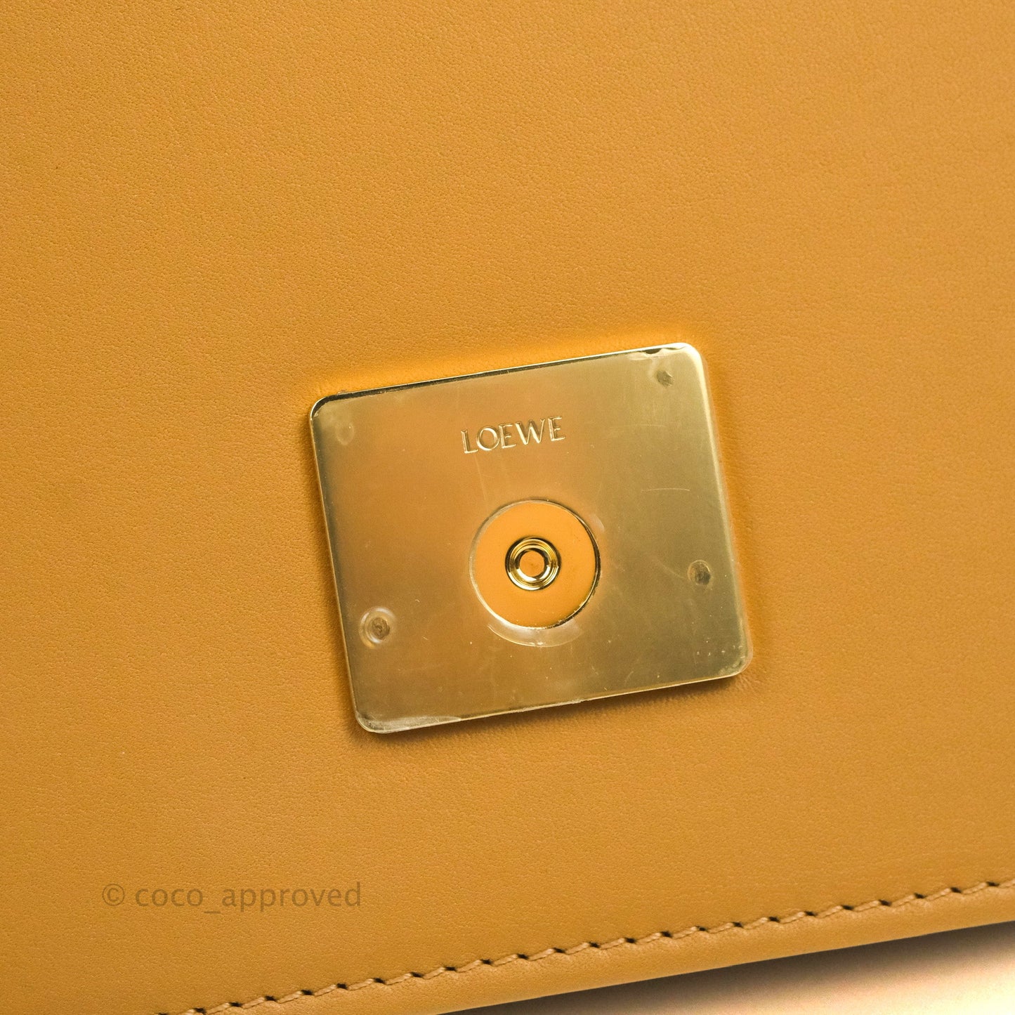 Loewe Small Goya Bag Warm Desert Silk Calfskin
