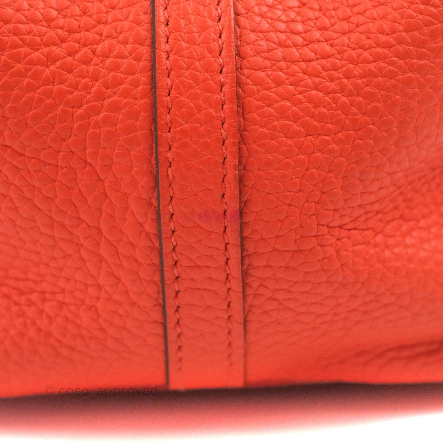 Hermès Picotin 22 Orange Clemence Palladium Hardware