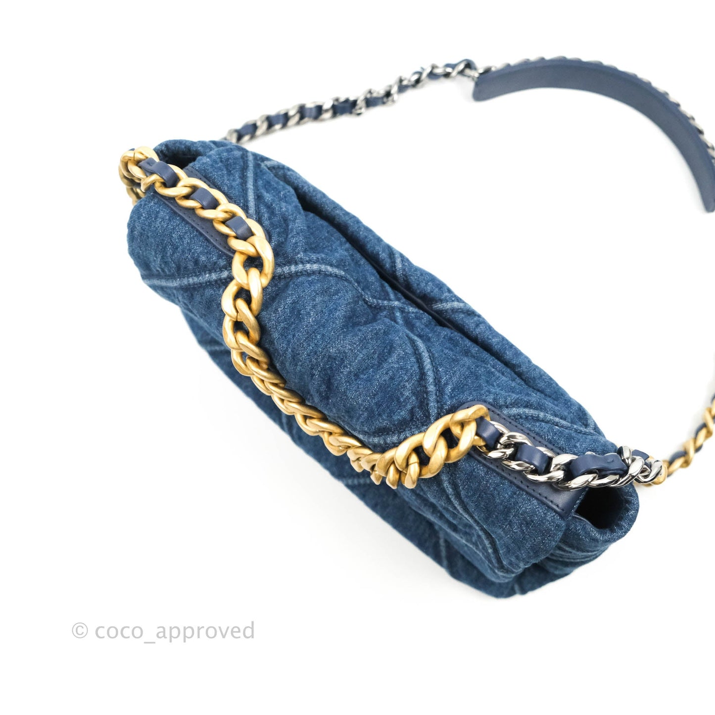 Chanel 19 Small Denim Mixed Hardware