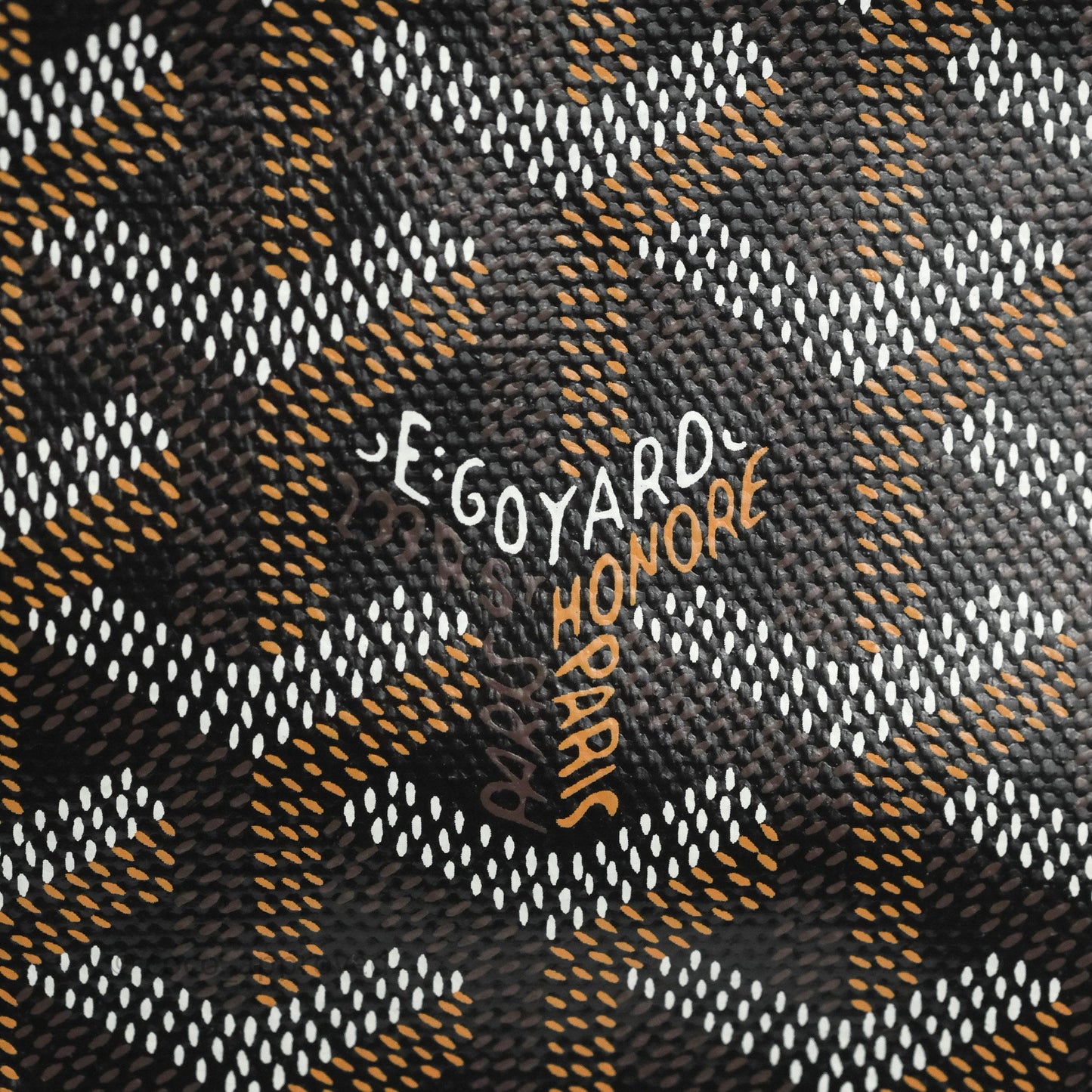Goyard Anjou Mini Bag Goyardine Canvas Black