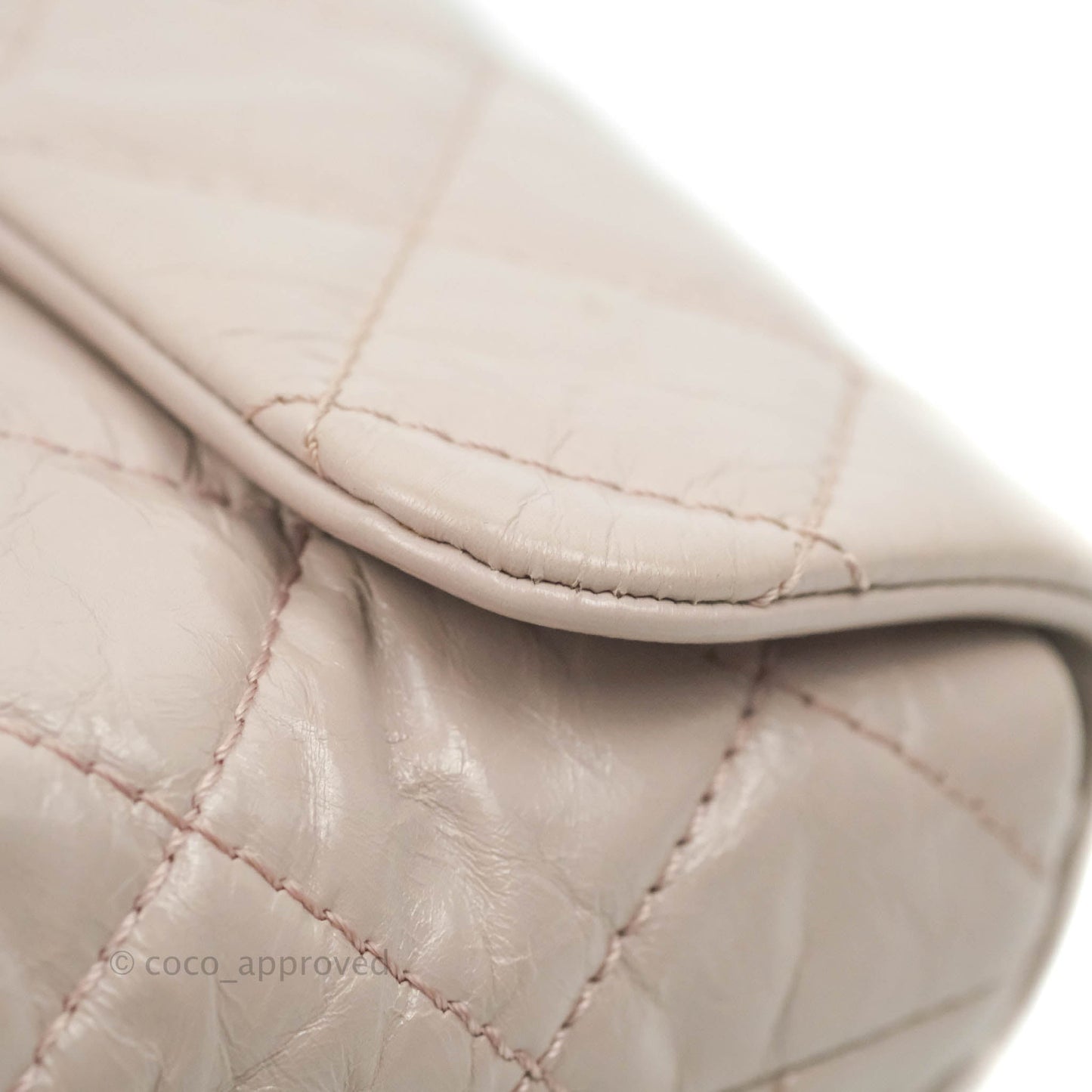 Chanel Mini Flap Nude Pink Crumpled Glazed Calfskin Ruthenium Hardware
