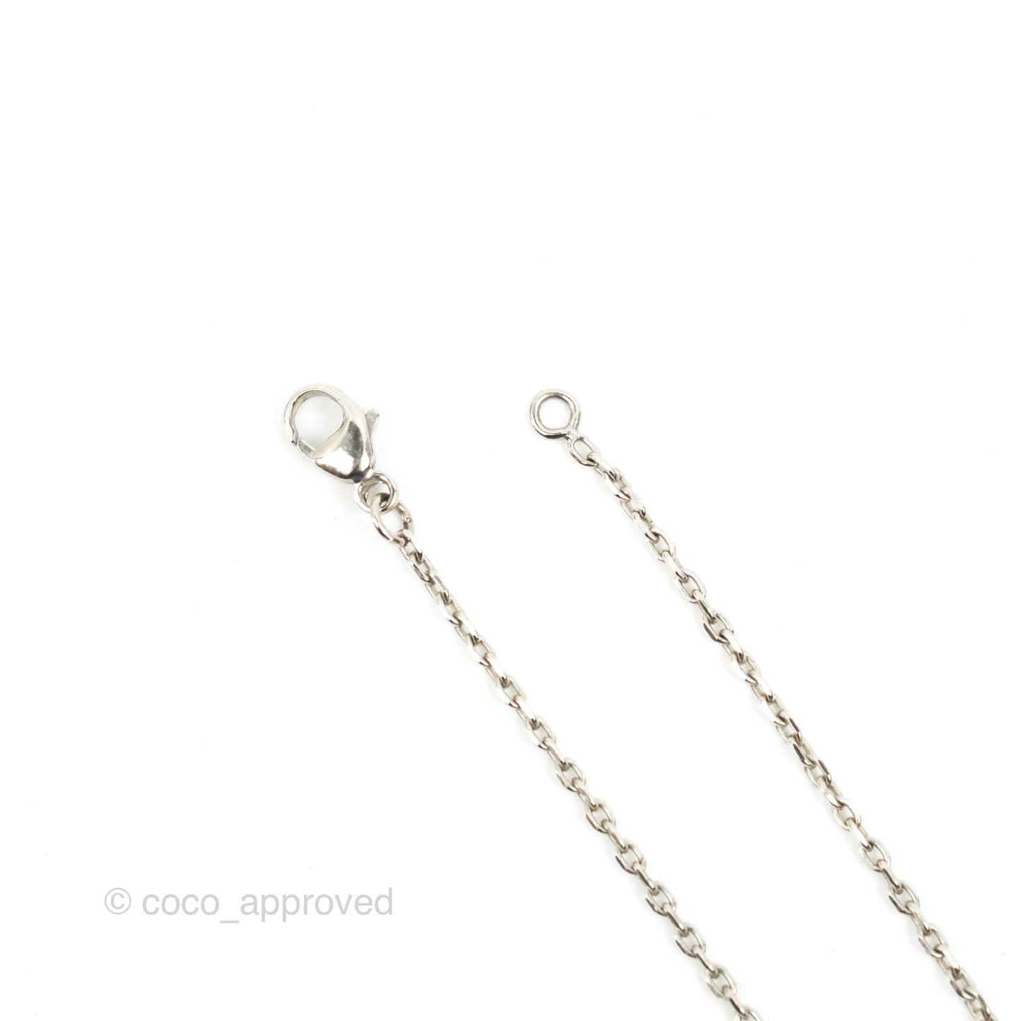 Hermès Mini Pop H Pendant Necklace Lilas Palladium Hardware
