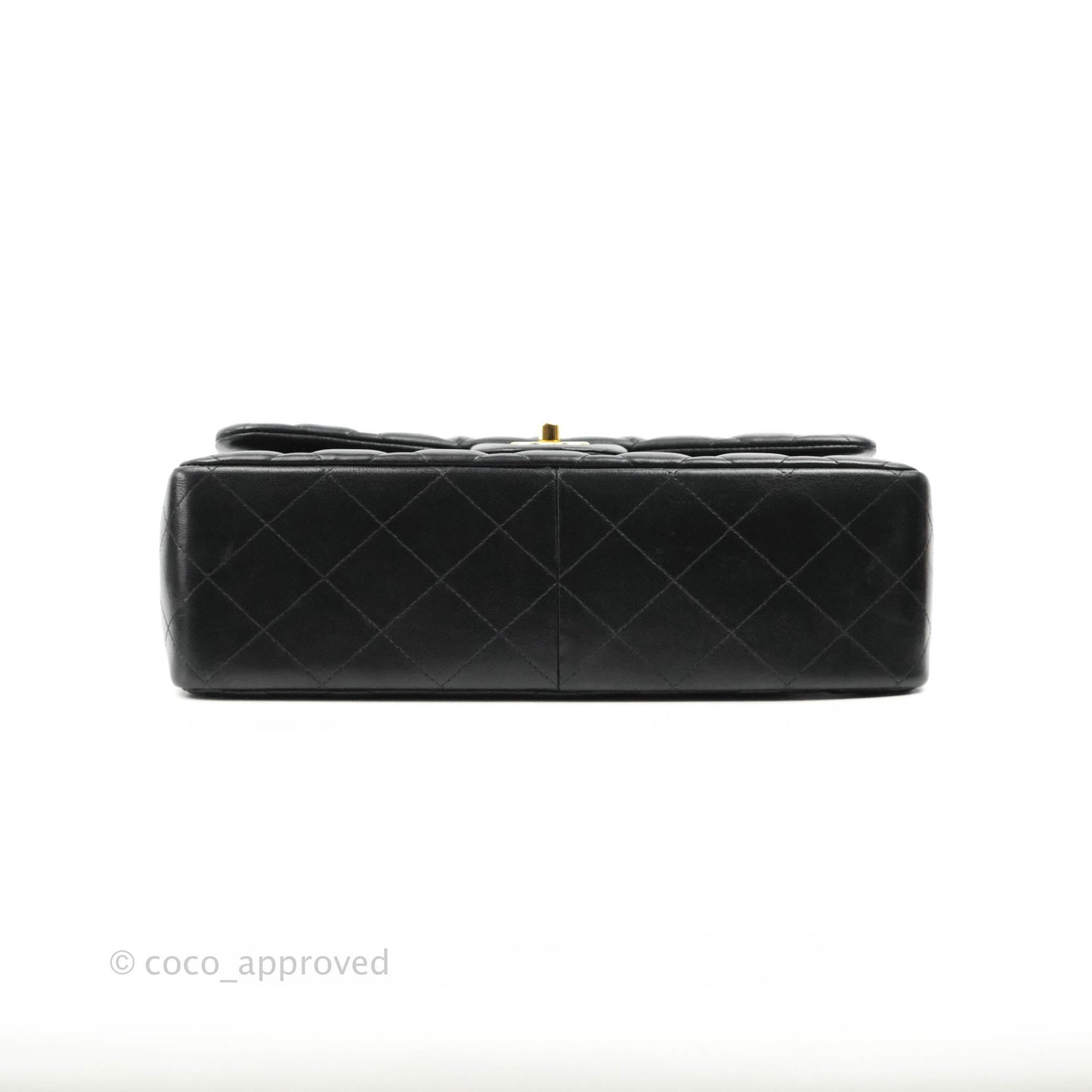 Chanel Jumbo Double Flap Black Lambskin Gold Hardware