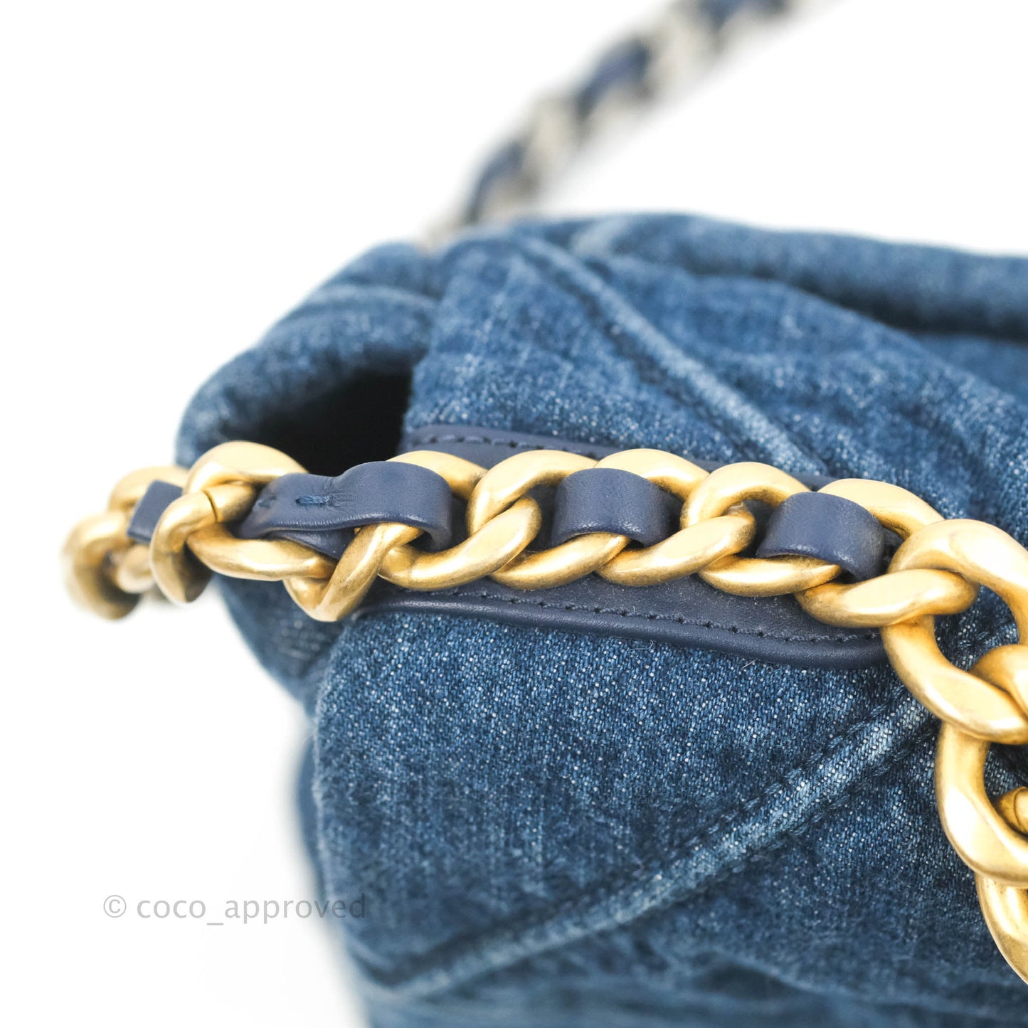 Chanel 19 Small Denim Mixed Hardware