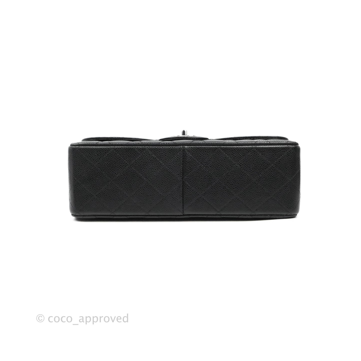 Chanel Jumbo Double Flap Black Caviar Silver Hardware⁣⁣