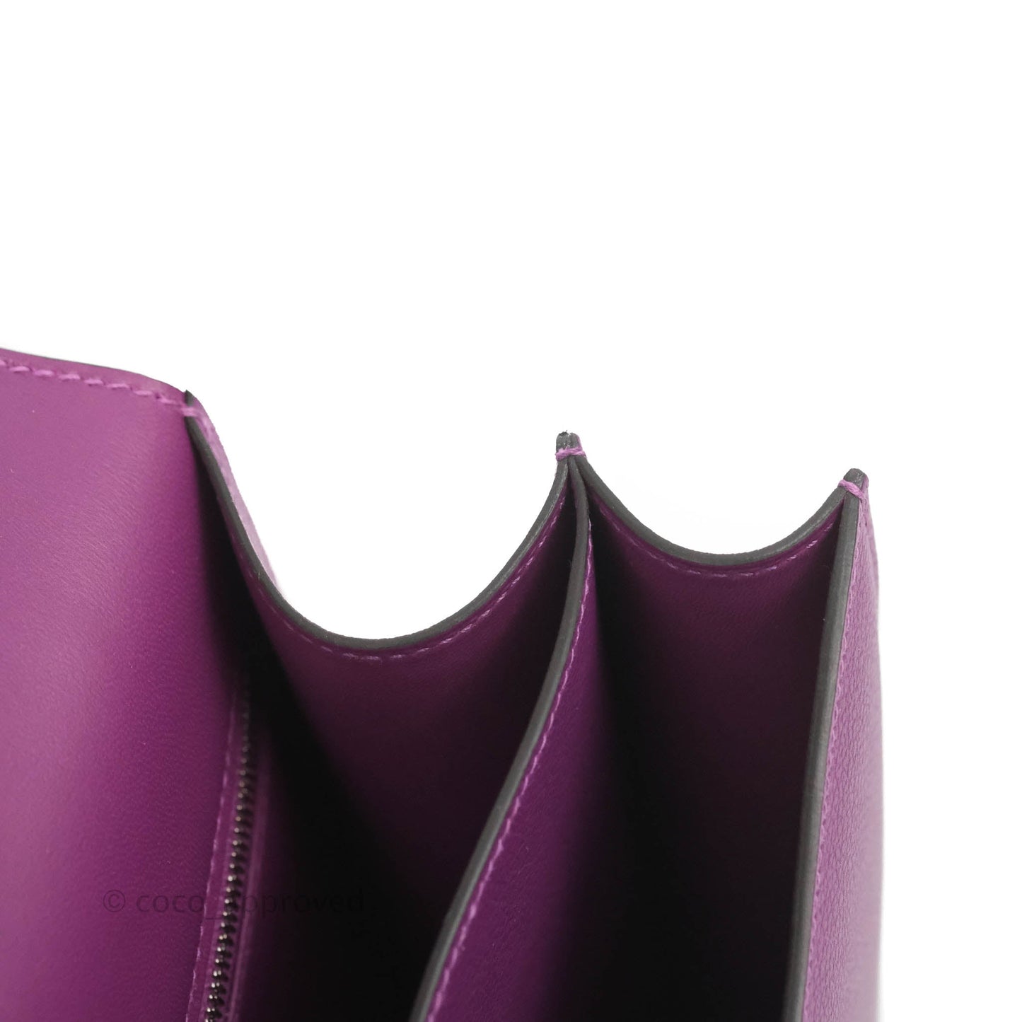 Hermès Constance 24 Anemone Evercolor Palladium Hardware