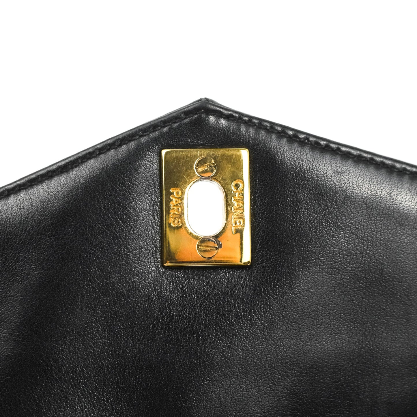Chanel Vintage Belt Bag Quilted Black Lambskin 24K Gold Hardware