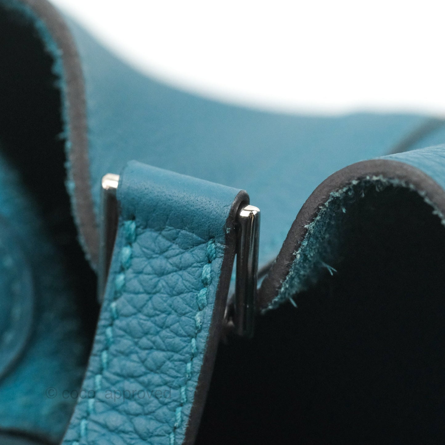 Hermès Picotin 22 Teal TM Palladium Hardware