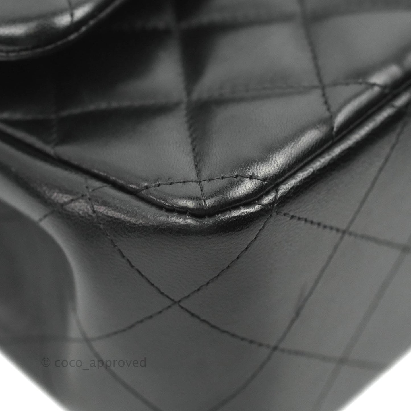 Chanel Jumbo Double Flap Black Lambskin Gold Hardware