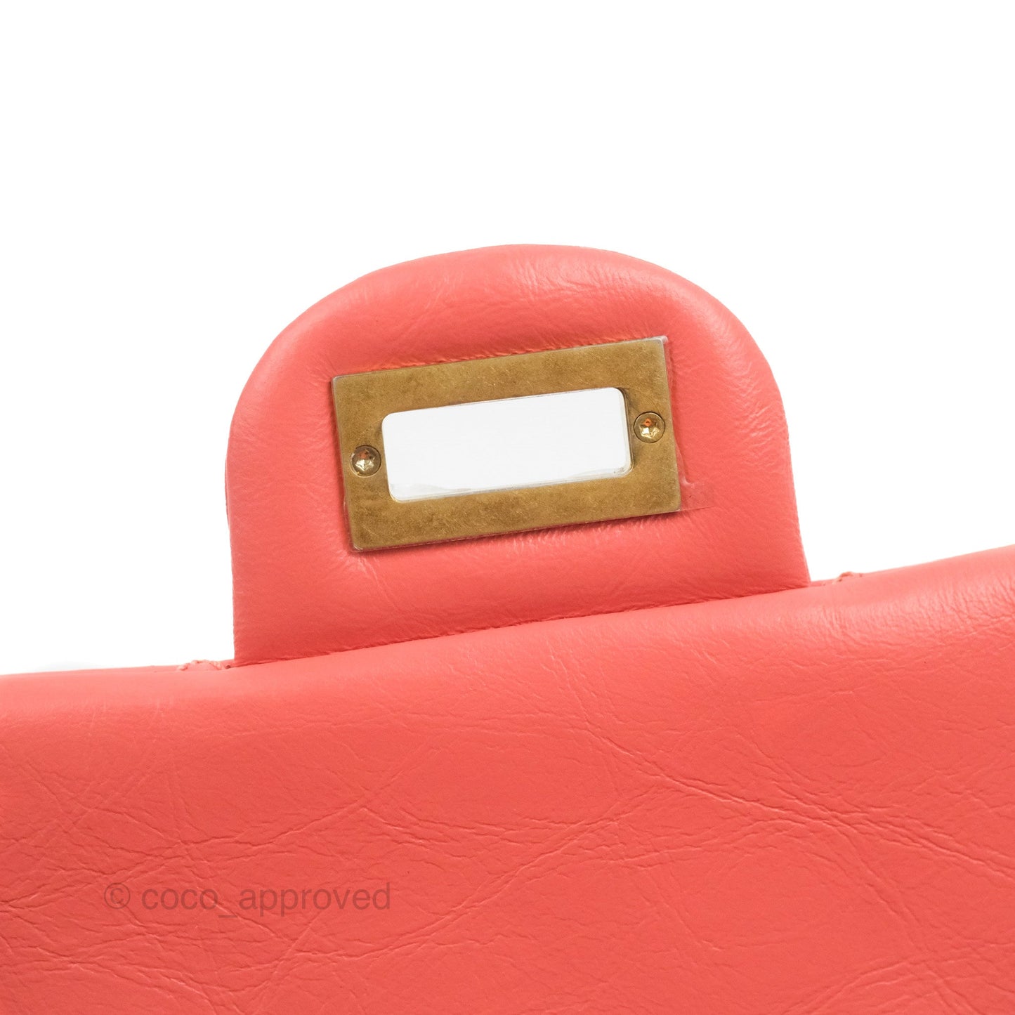 Chanel Mini Reissue 224 Pink Aged Calfskin Aged Gold Hardware