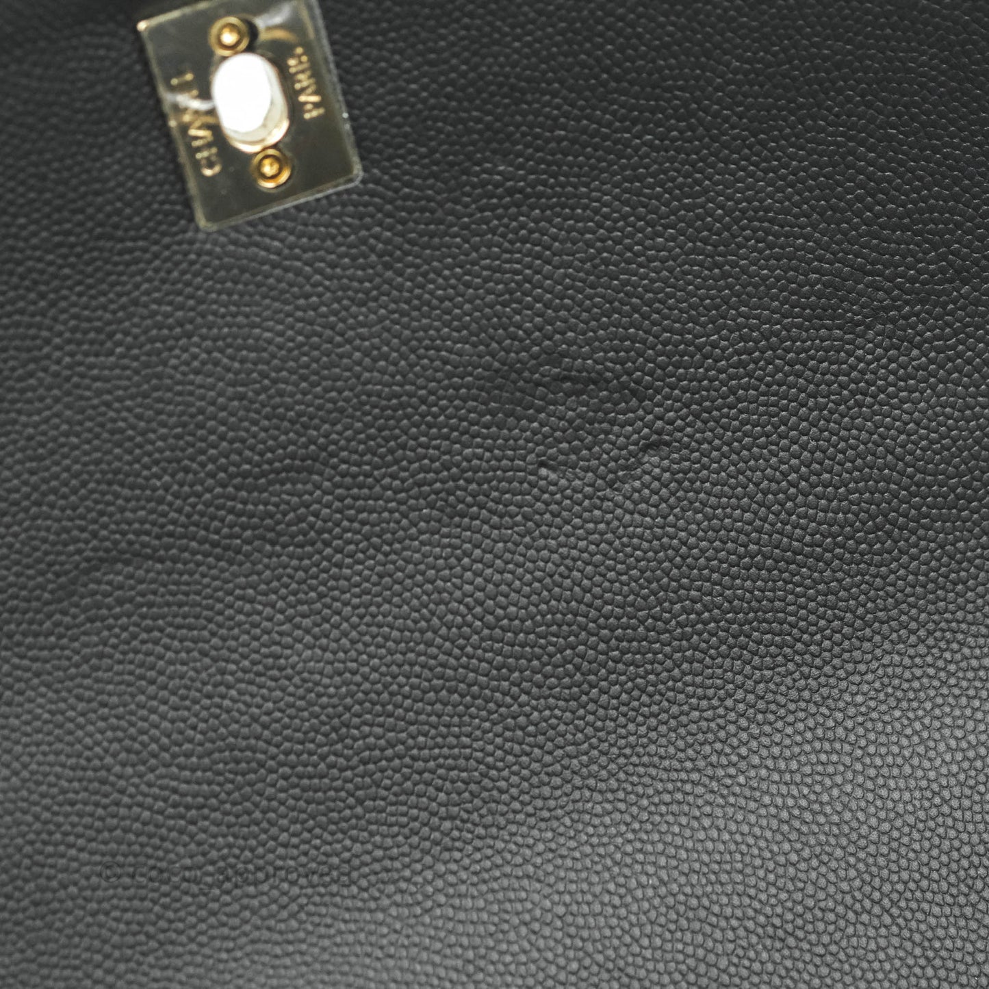 Chanel Quilted Medium Business Affinity Flap Black Caviar Gold Hardware