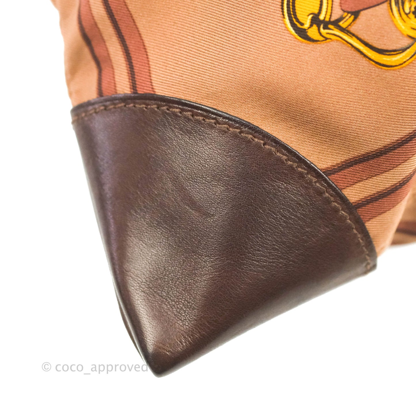Hermès Silk City Tote Bag Marron