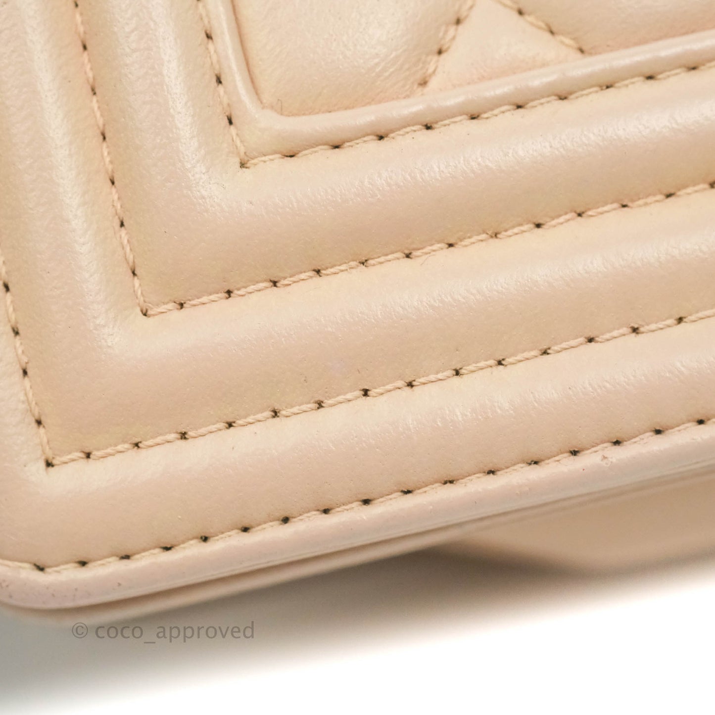 Chanel Boy Small Light Beige Pink Calfskin Ruthenium Hardware
