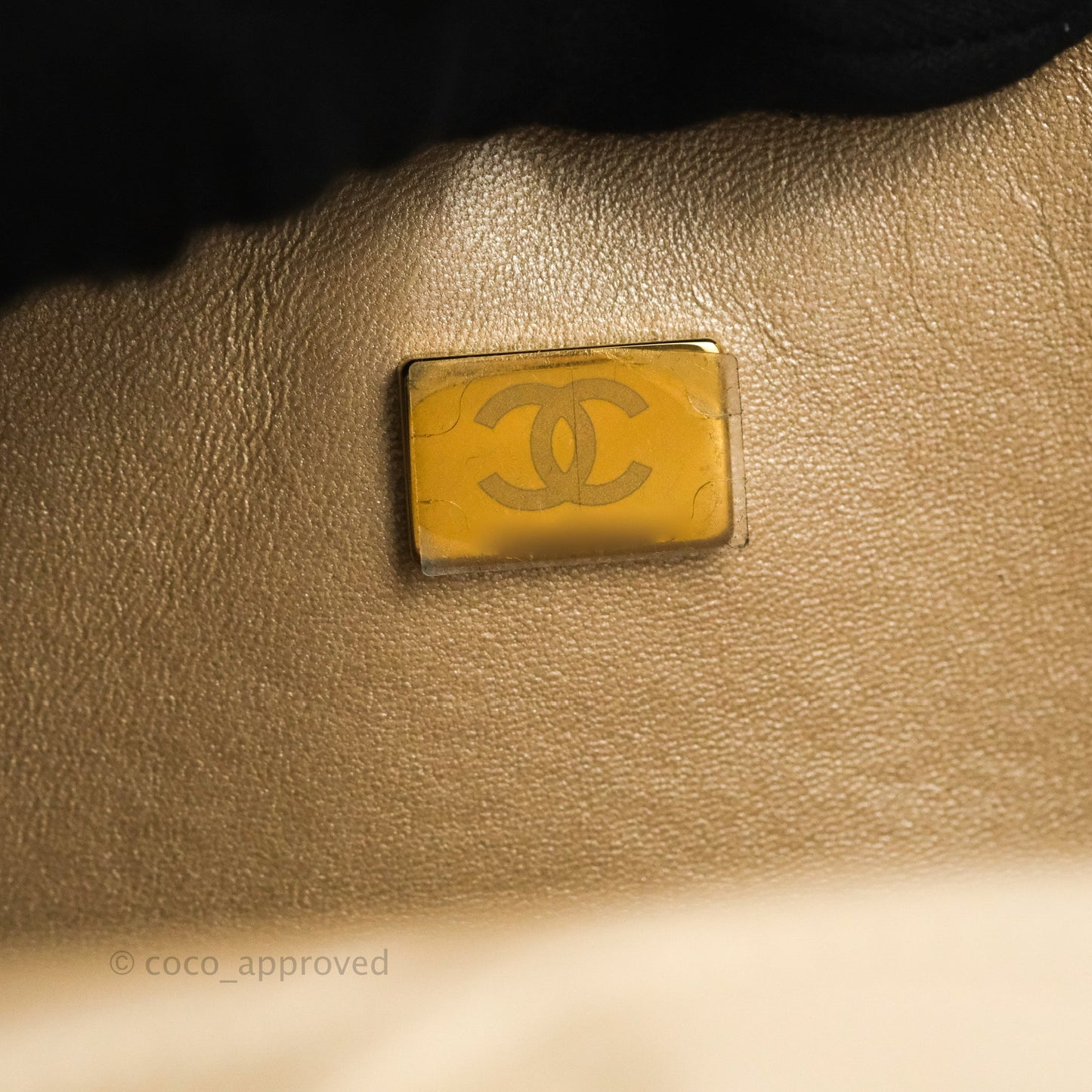 Chanel Classic Quilted M/L Medium Flap Ombre Metallic Goatskin Aged Gold Hardware