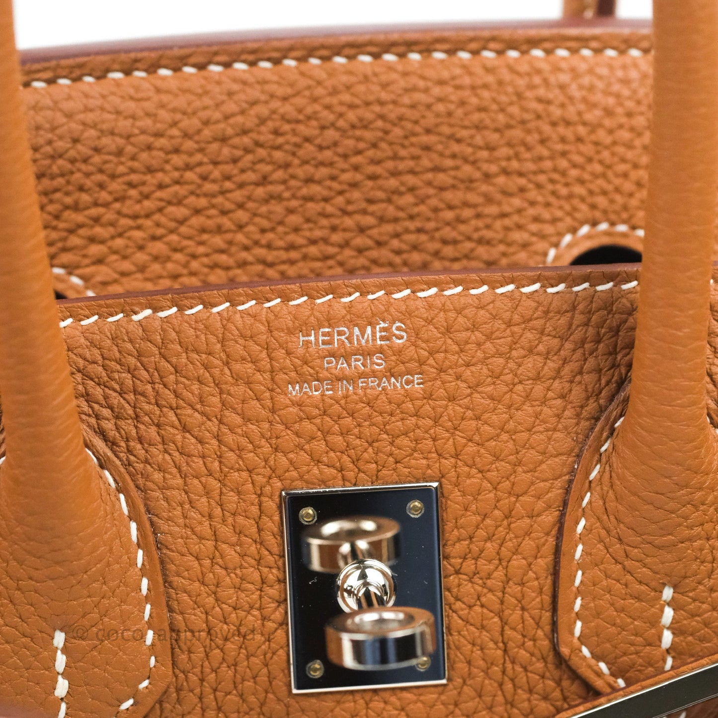 Hermes Birkin 25 Gold Togo Palladium Hardware